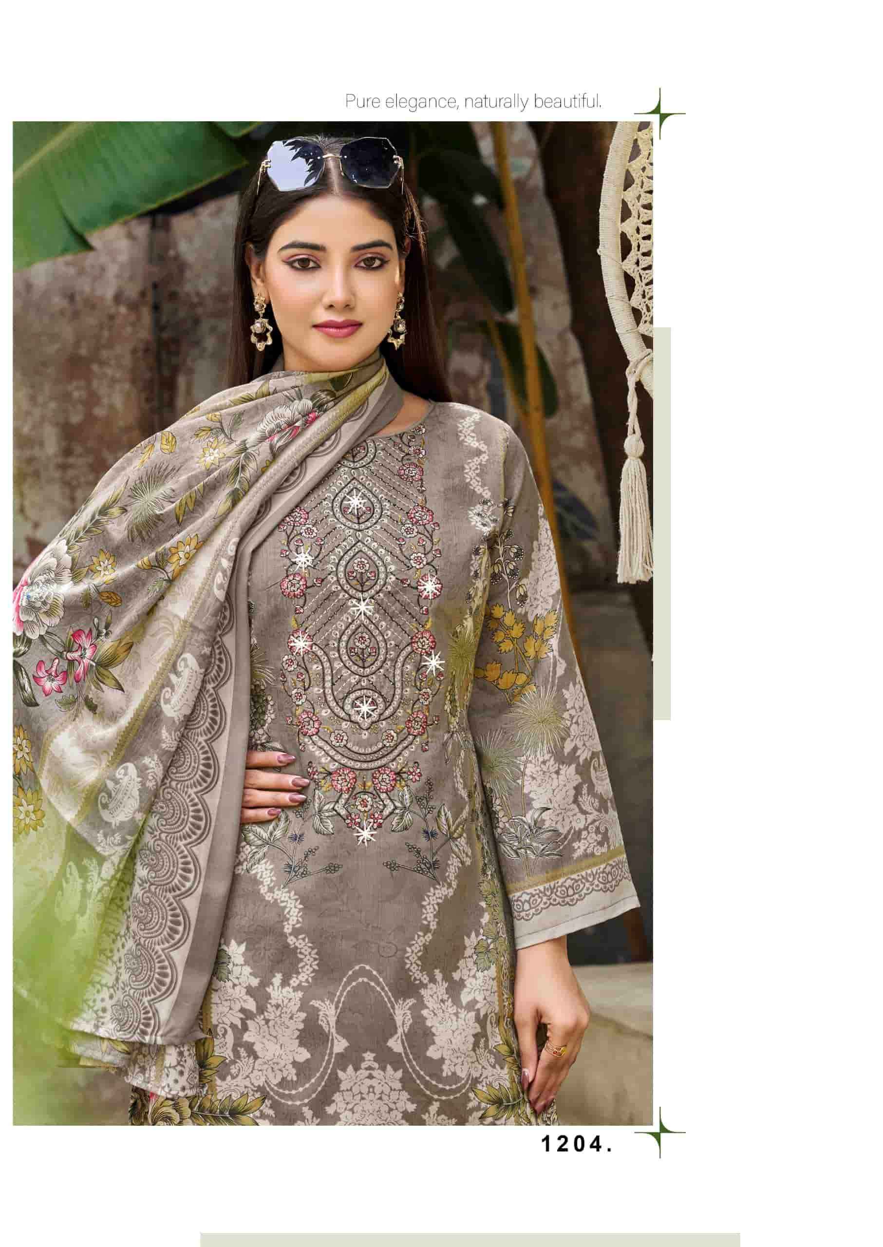Vandana Fashion Nagina Vol 12 Unstitch Cotton Salwar Kameez Wholesale Rate ( 8 Pcs Catalog )
