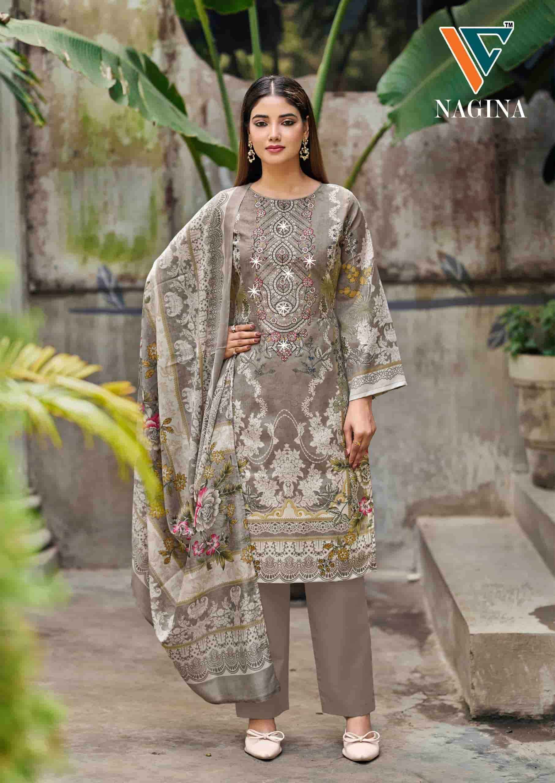 Vandana Fashion Nagina Vol 12 Unstitch Cotton Salwar Kameez Wholesale Rate ( 8 Pcs Catalog )