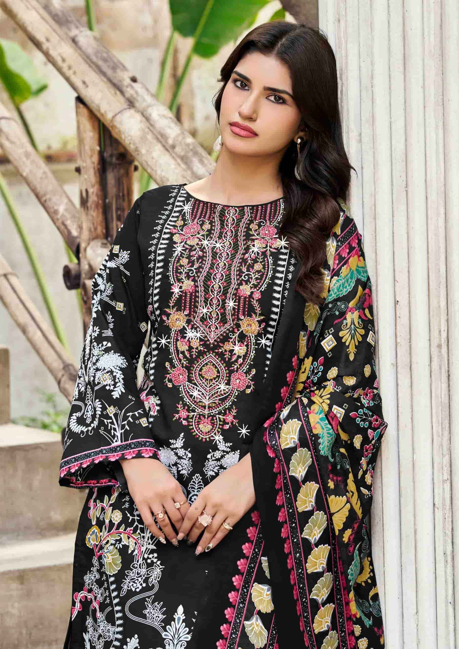 Vandana Fashion Nagina Vol 12 Unstitch Cotton Salwar Kameez Wholesale Rate ( 8 Pcs Catalog )