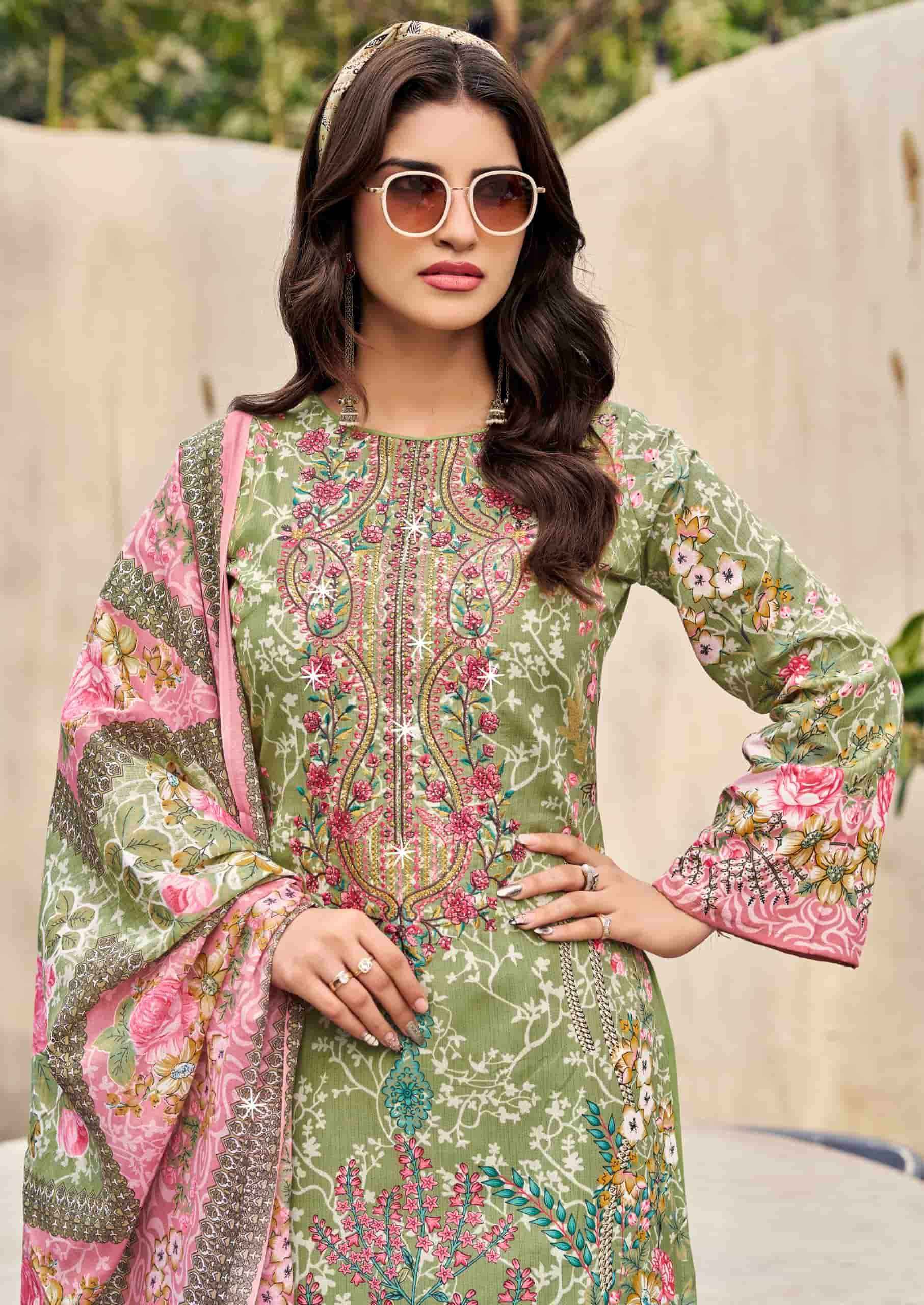 Vandana Fashion Nagina Vol 12 Unstitch Cotton Salwar Kameez Wholesale Rate ( 8 Pcs Catalog )