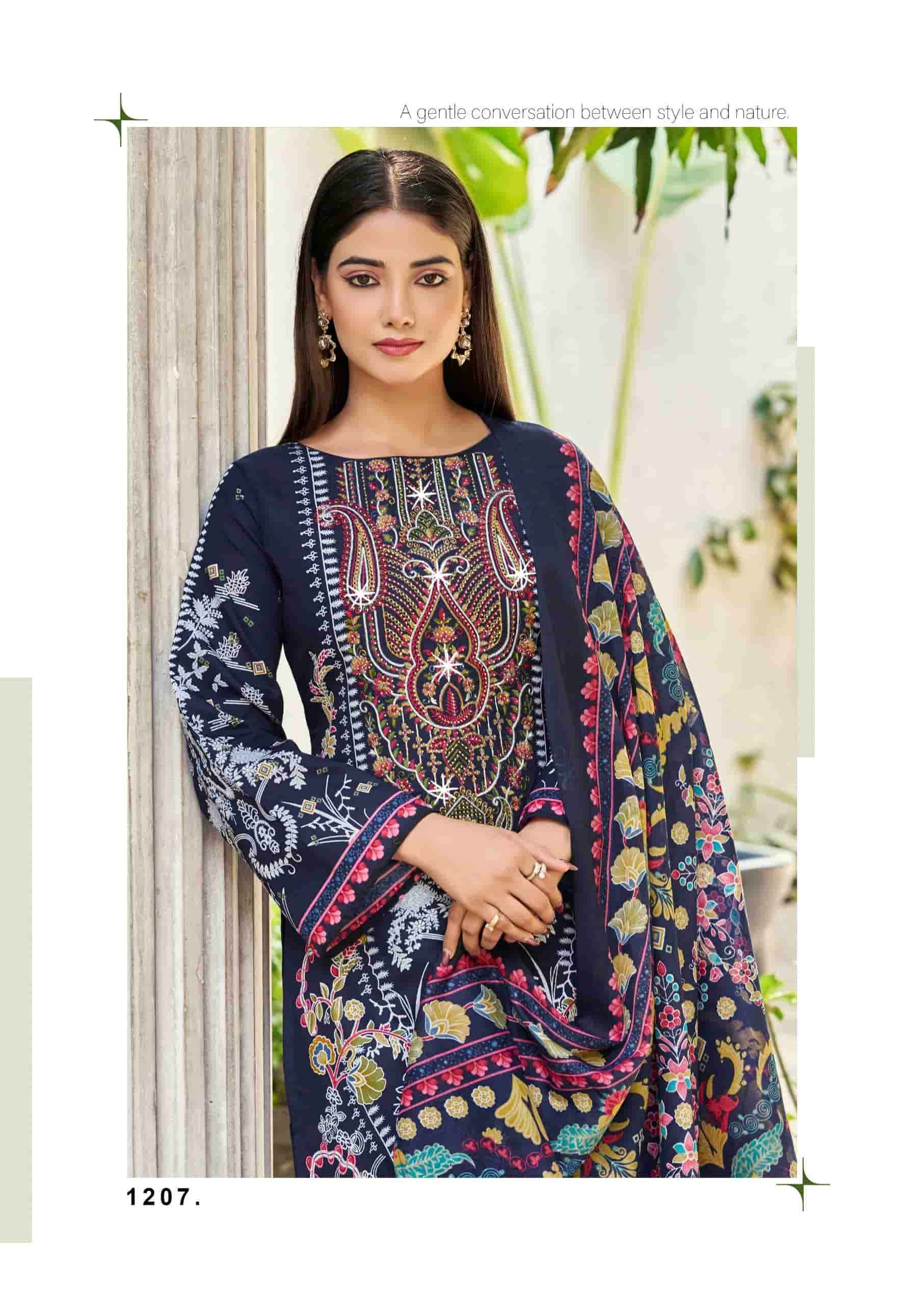 Vandana Fashion Nagina Vol 12 Unstitch Cotton Salwar Kameez Wholesale Rate ( 8 Pcs Catalog )