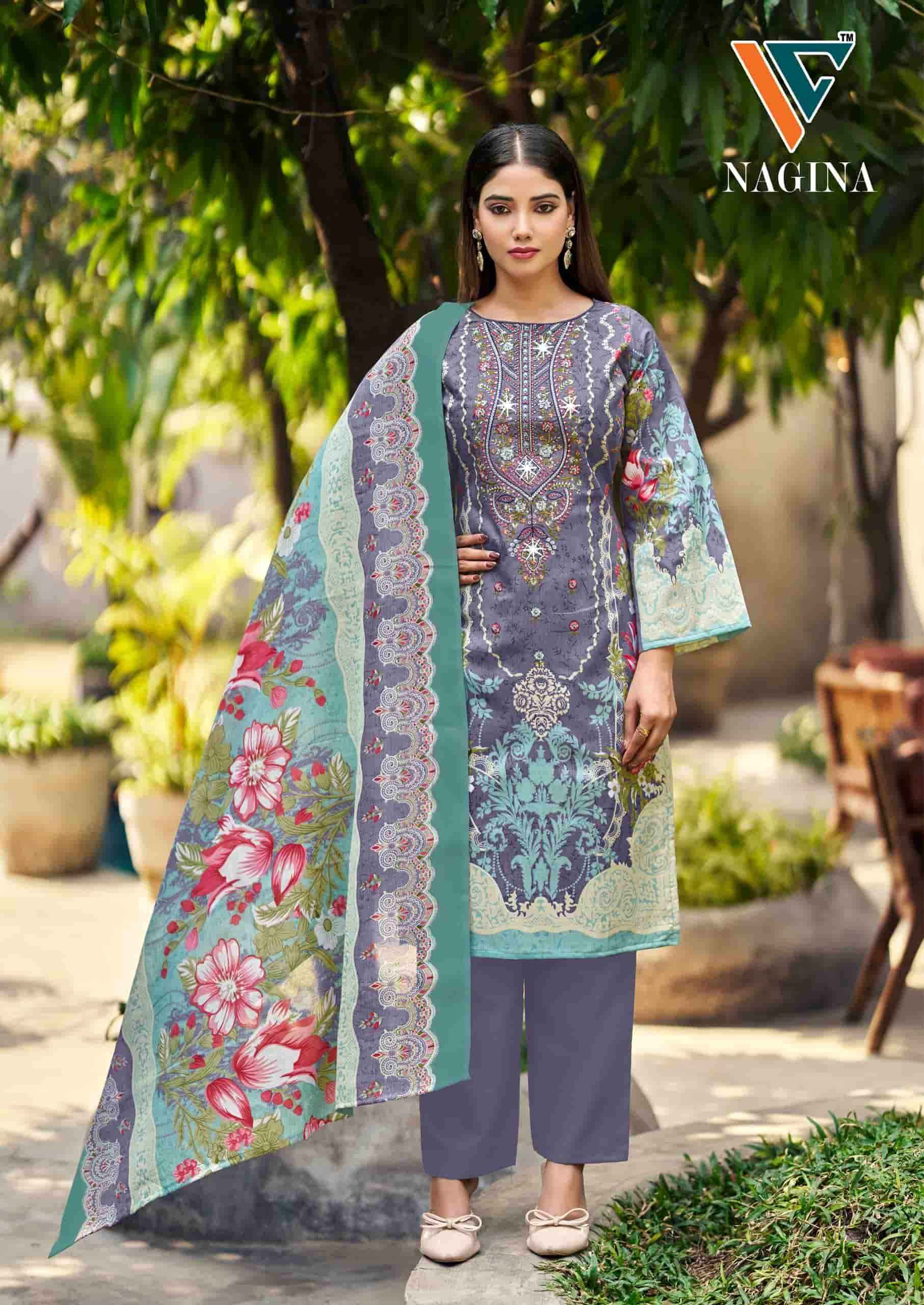 Vandana Fashion Nagina Vol 12 Unstitch Cotton Salwar Kameez Wholesale Rate ( 8 Pcs Catalog )