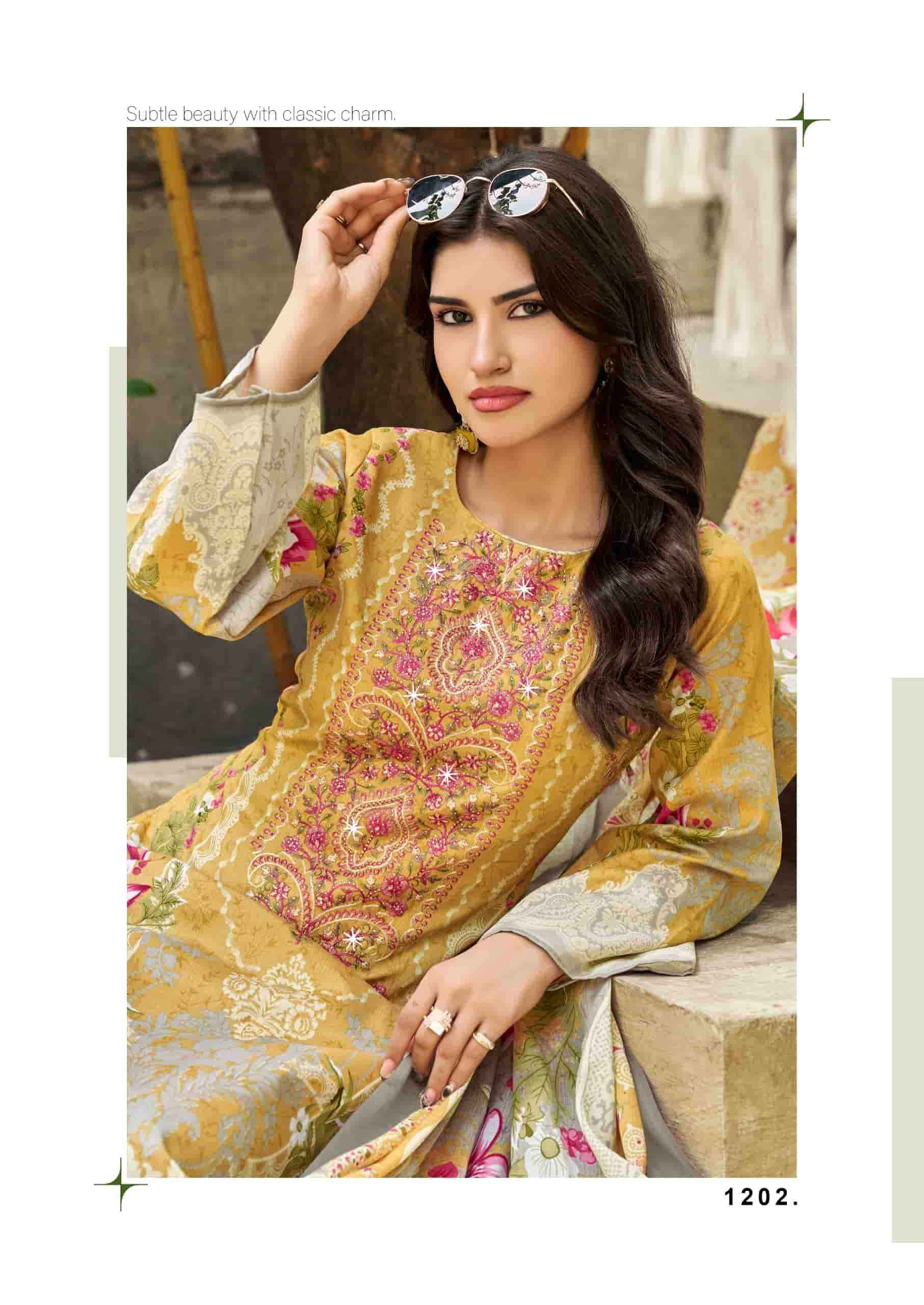 Vandana Fashion Nagina Vol 12 Unstitch Cotton Salwar Kameez Wholesale Rate ( 8 Pcs Catalog )