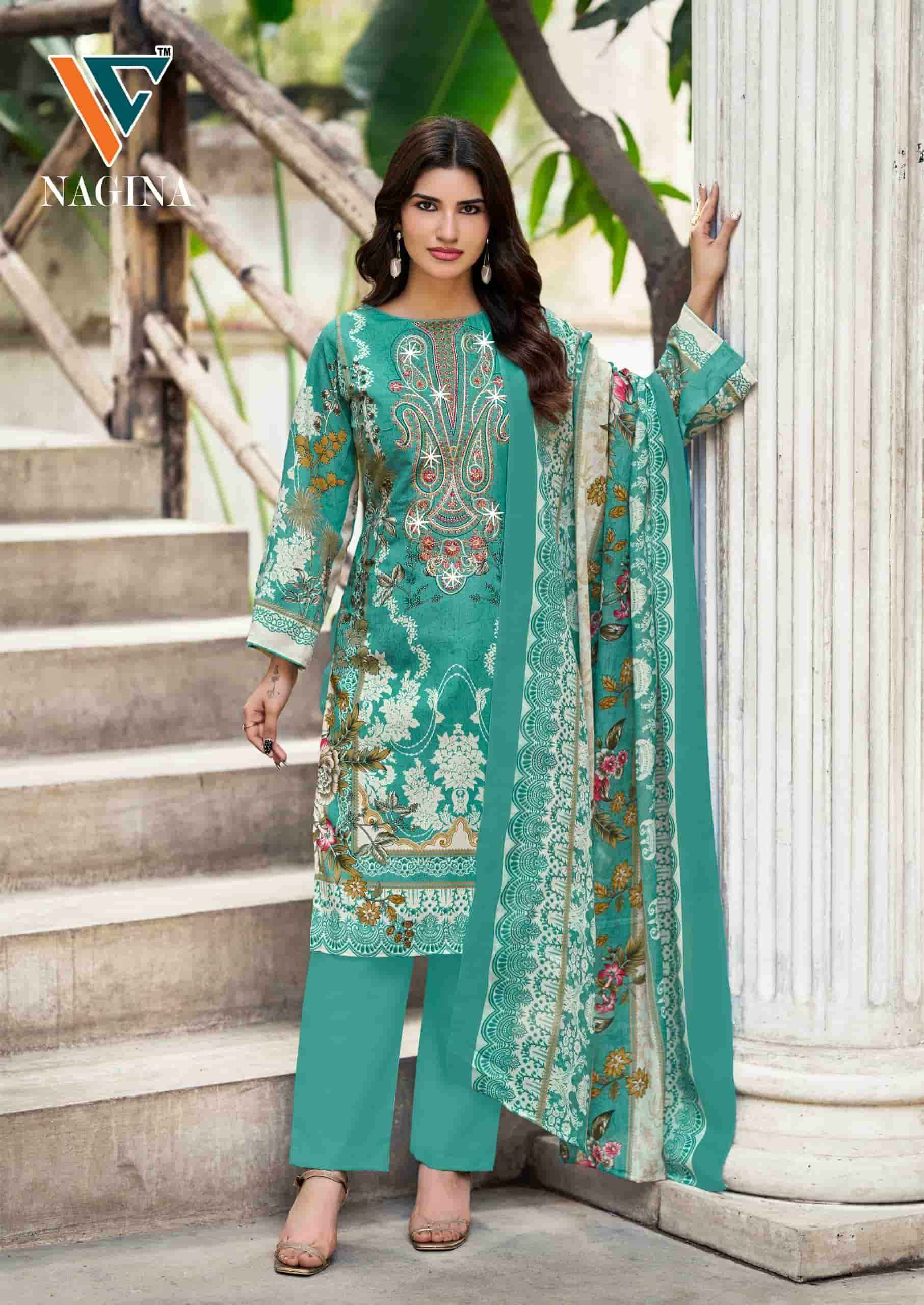 Vandana Fashion Nagina Vol 12 Unstitch Cotton Salwar Kameez Wholesale Rate ( 8 Pcs Catalog )