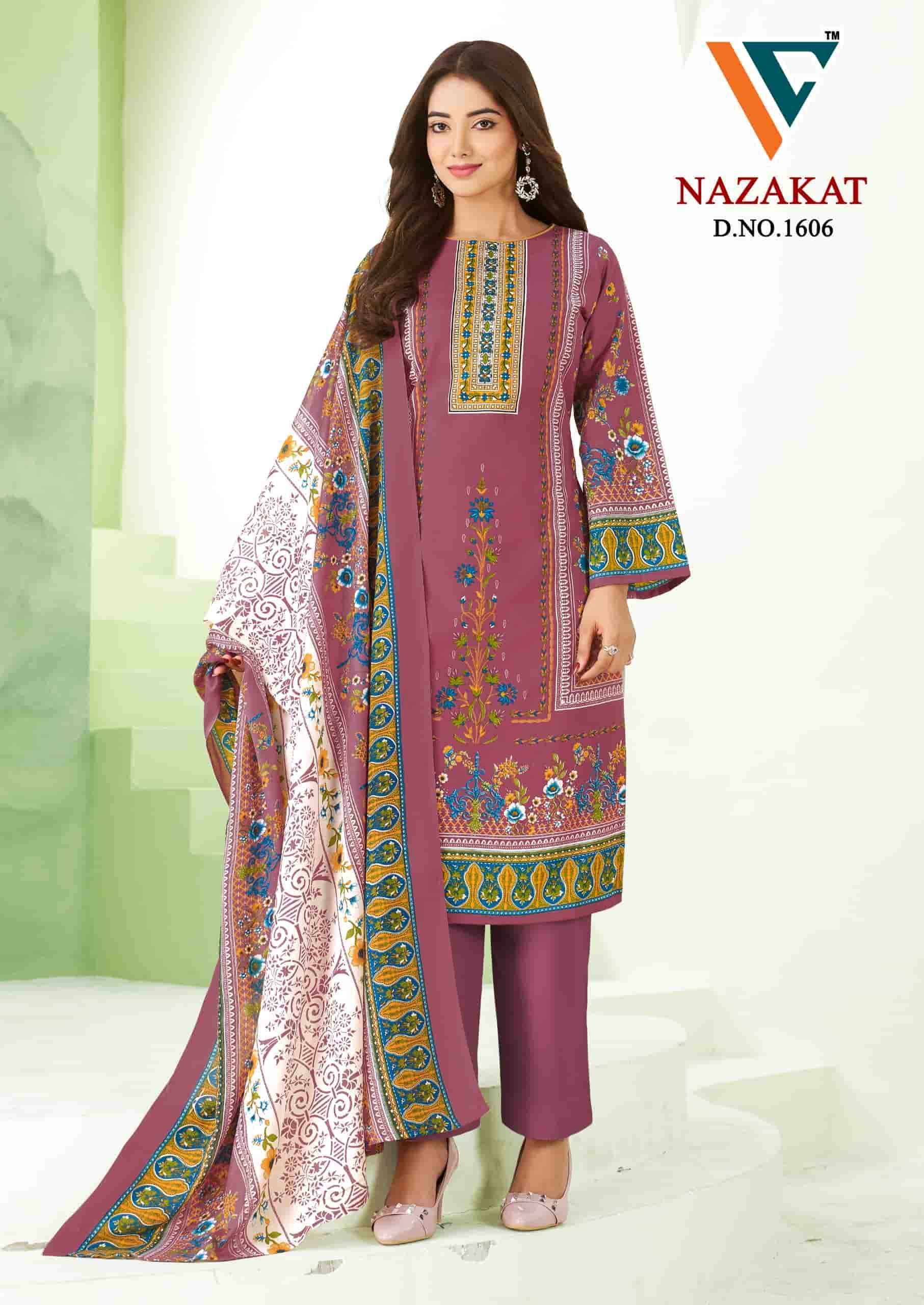 Vandana Fashion Nazakat Vol 16 Printed Cotton Suit Catalog Wholesalers