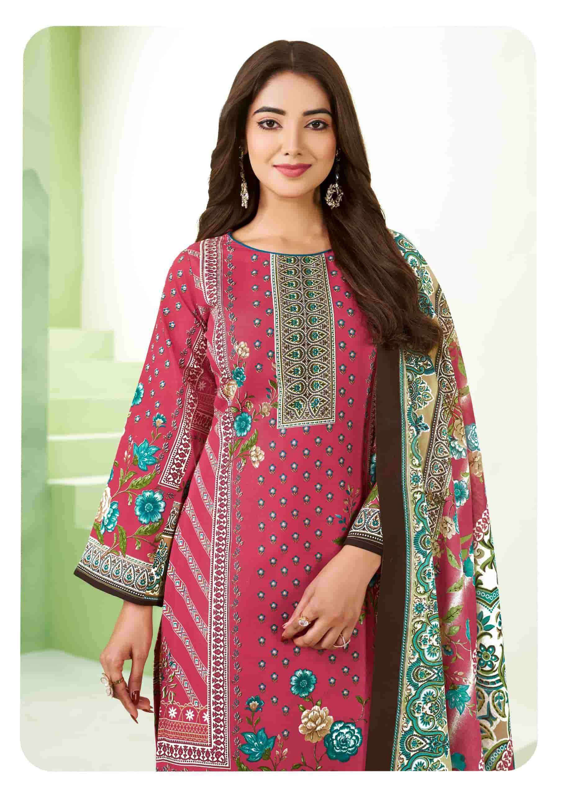 Vandana Fashion Nazakat Vol 16 Printed Cotton Suit Catalog Wholesalers