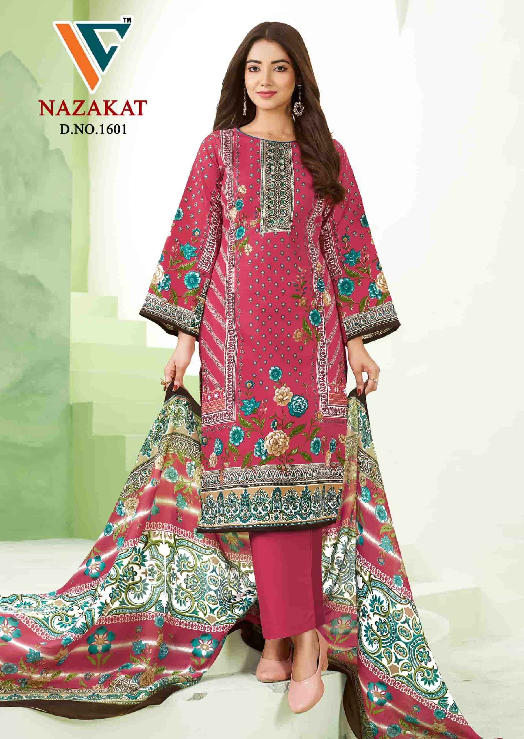 Vandana Fashion Nazakat Vol 16 Printed Cotton Suit Catalog Wholesalers