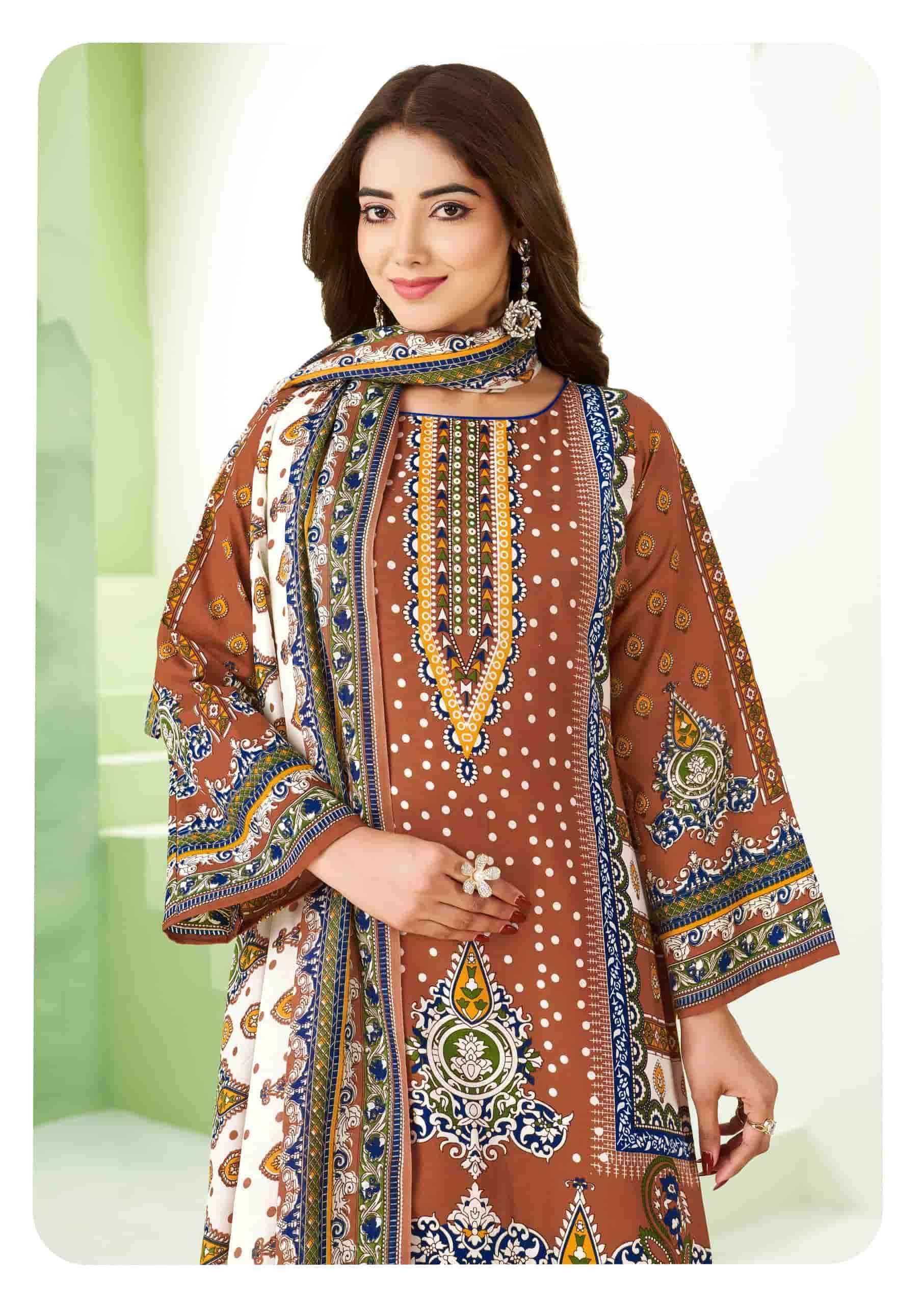 Vandana Fashion Nazakat Vol 16 Printed Cotton Suit Catalog Wholesalers
