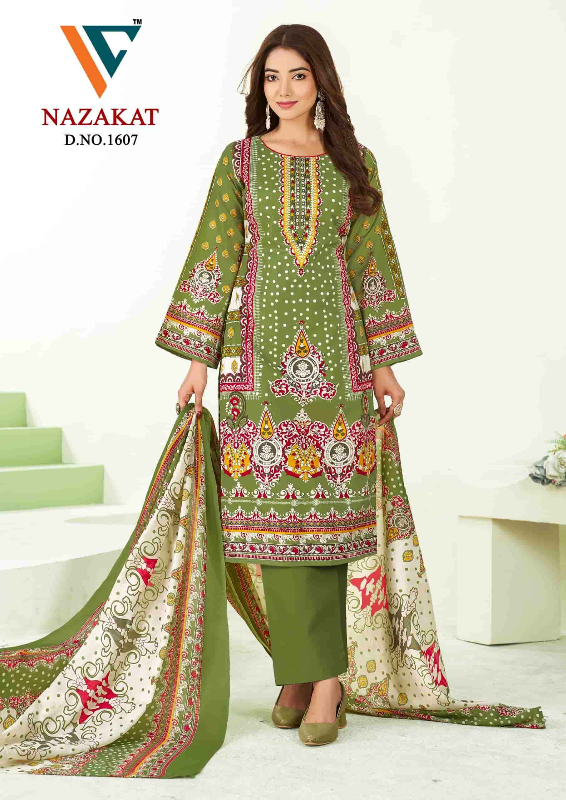 Vandana Fashion Nazakat Vol 16 Printed Cotton Suit Catalog Wholesalers