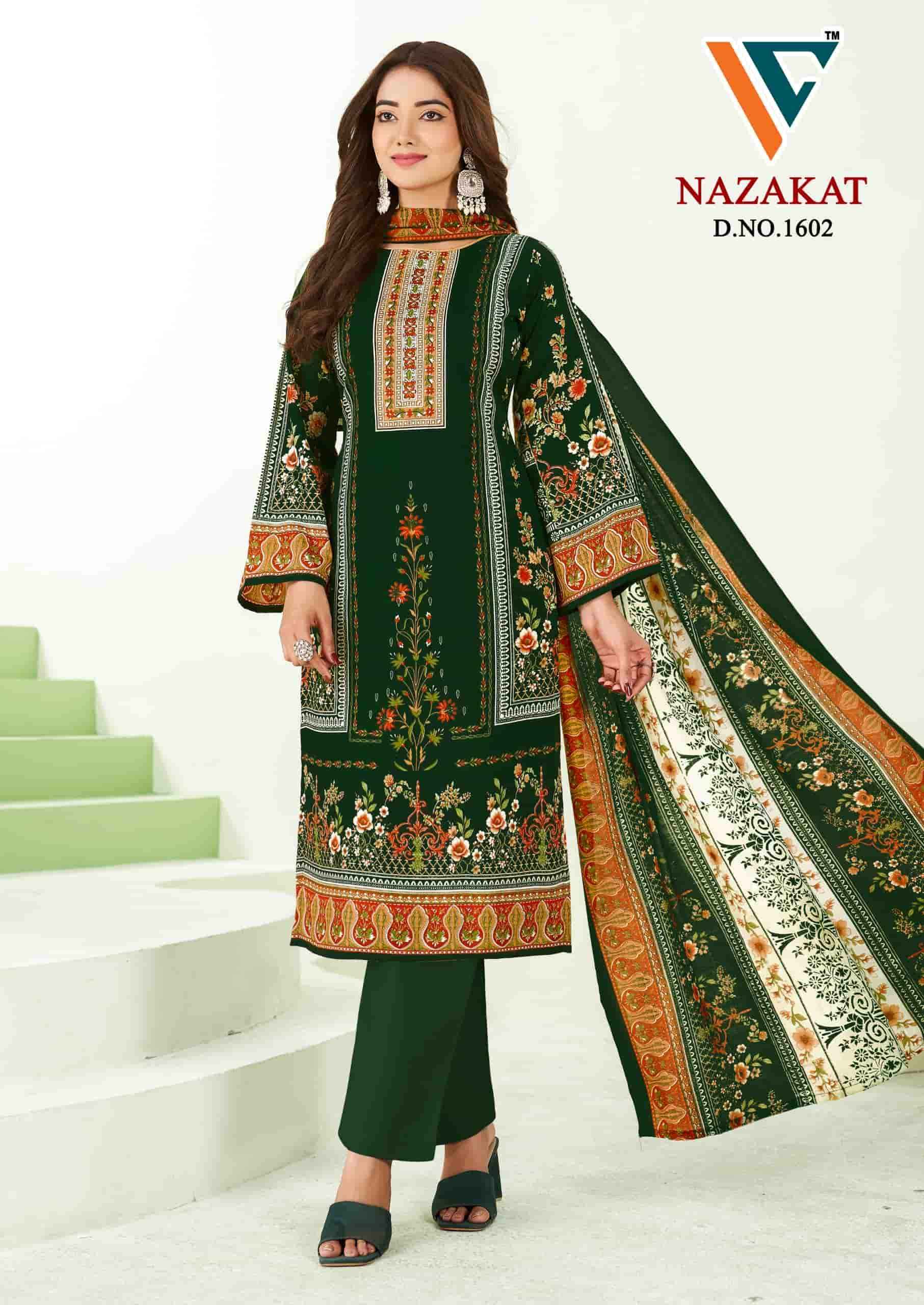 Vandana Fashion Nazakat Vol 16 Printed Cotton Suit Catalog Wholesalers