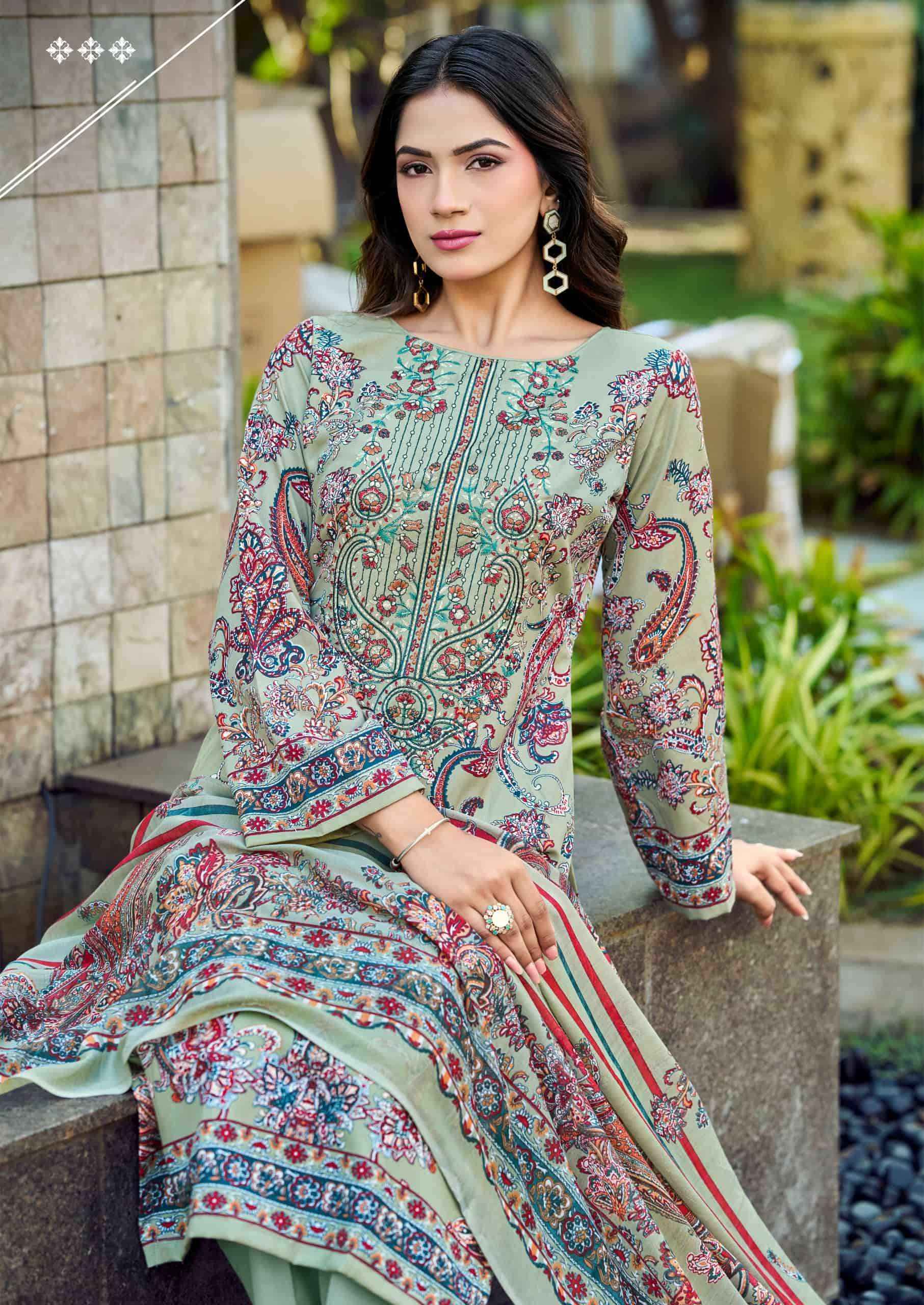 Vandana Fashion Shahzadi Vol 9 Cotton Dress Material Wholesale Price ( 8 Pcs Catalogue )