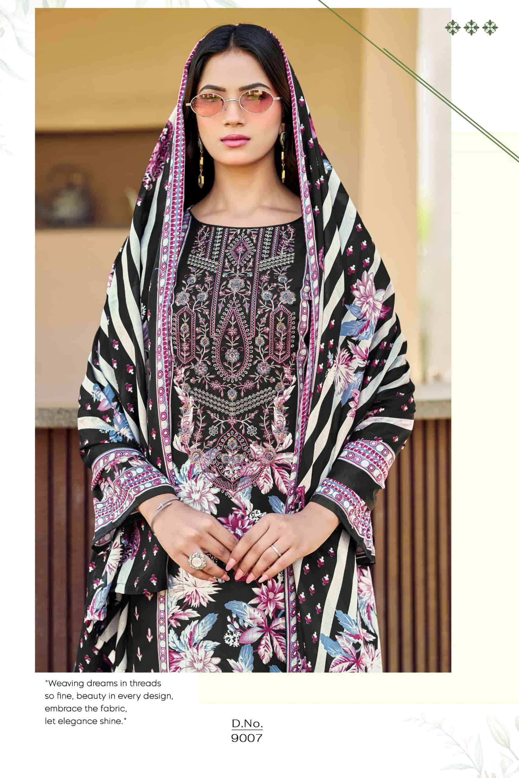 Vandana Fashion Shahzadi Vol 9 Cotton Dress Material Wholesale Price ( 8 Pcs Catalogue )
