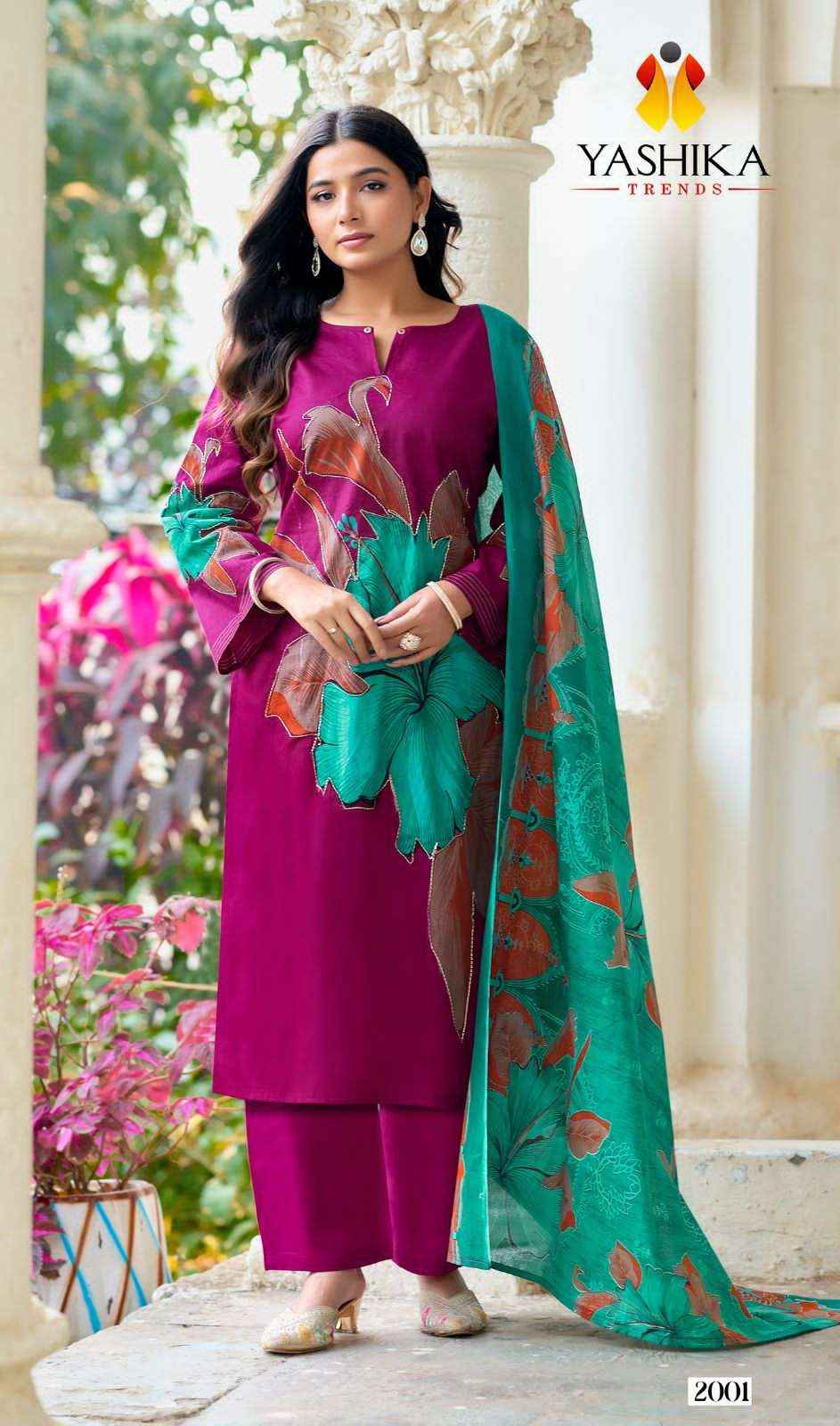 Yashika Anayisha Vol 2 Ladies Suit Wholesale Price 5 Pcs Catalogue  