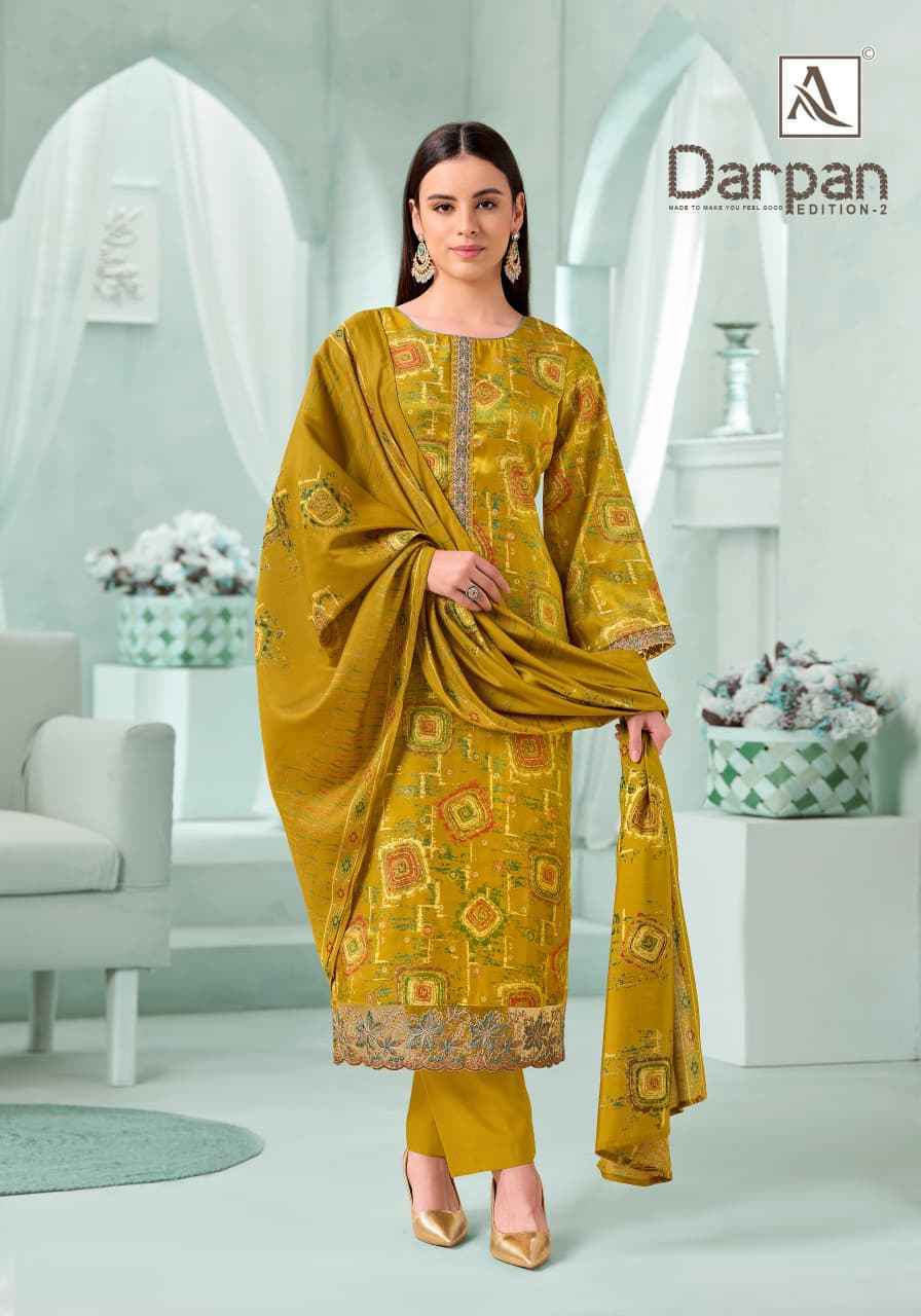 Alok Darpan Edition 2 Viscose Dress Surat Wholesale Market Price ( 6 Pcs Catalog )
