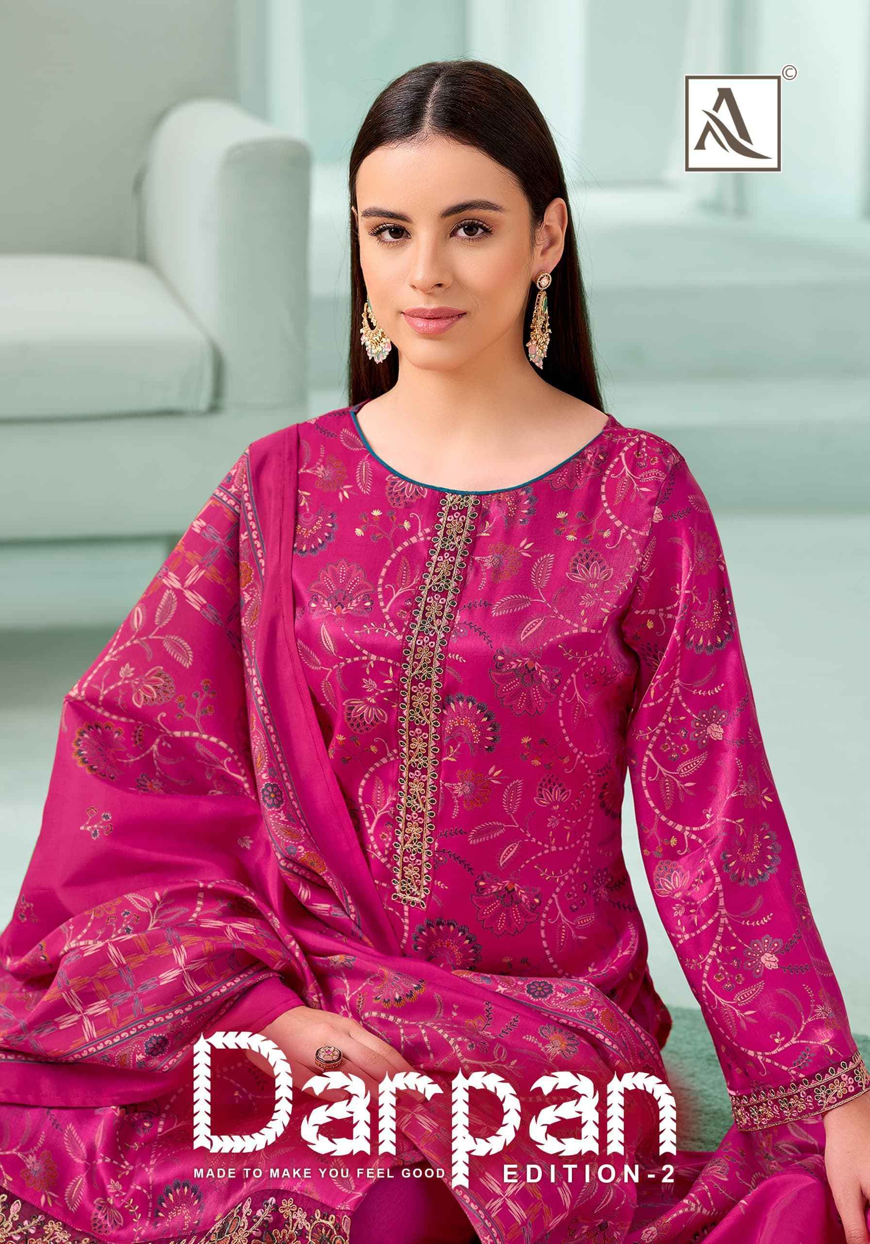 Alok Darpan Edition 2 Viscose Dress Surat Wholesale Market Price ( 6 Pcs Catalog )