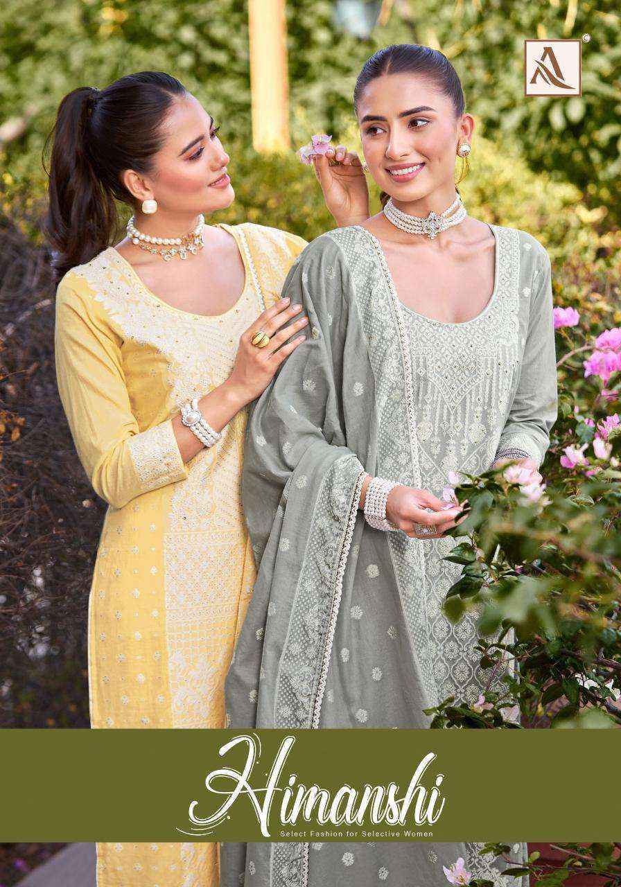 Alok Himanshi Cotton Jacquard Dress Material, Surat Wholesale Shop ( 6 pcs Catalogue )