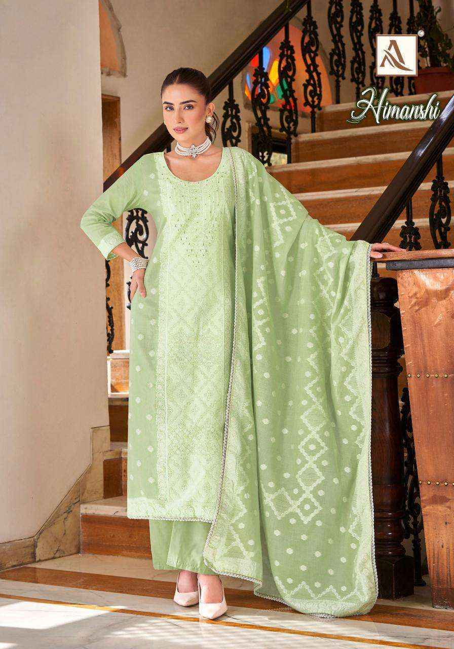 Alok Himanshi Cotton Jacquard Dress Material, Surat Wholesale Shop ( 6 pcs Catalogue )