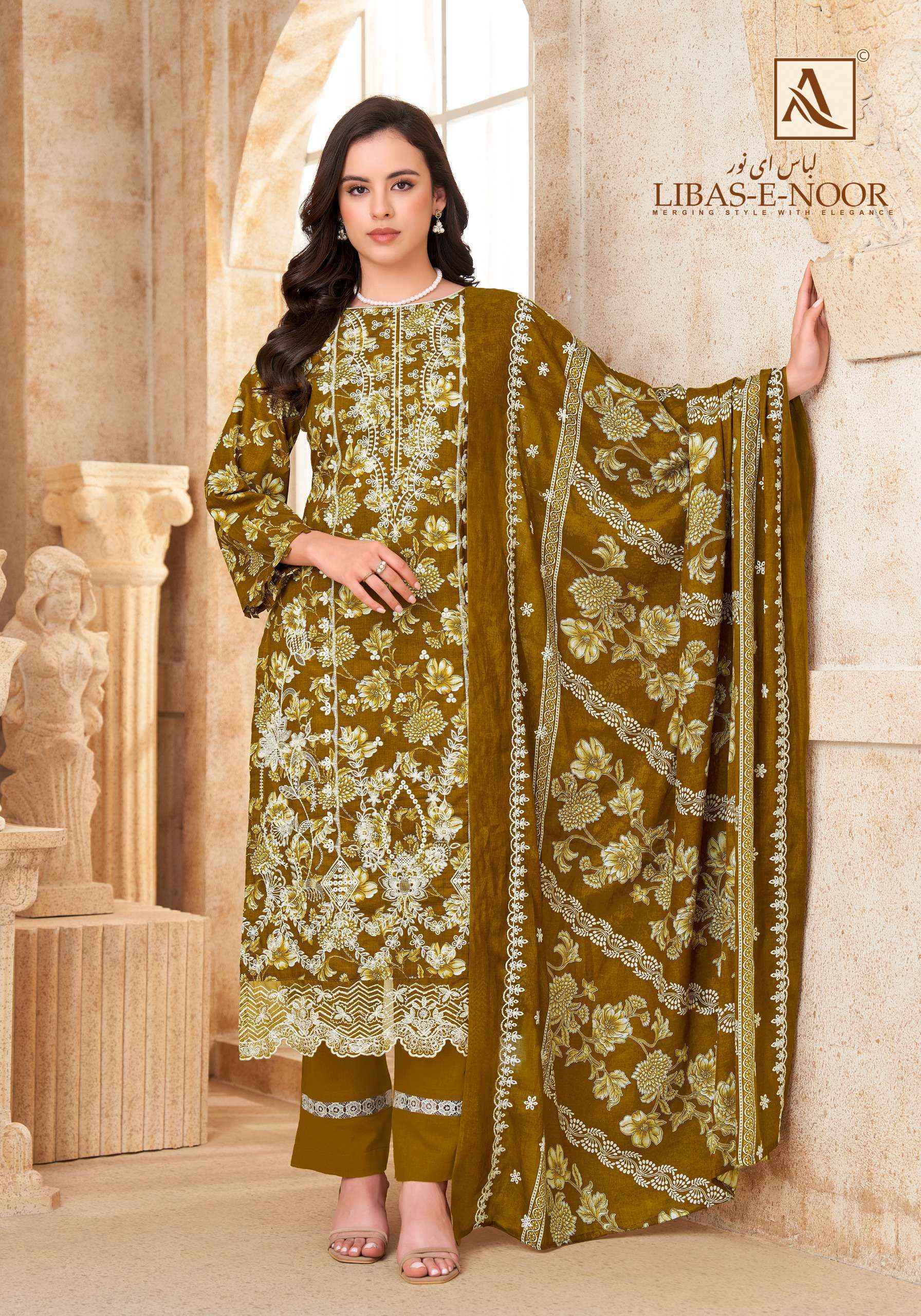 Alok Libas E Noor Wholesale - Ladies Cotton Dress Material ( 6 pcs Catalogue )