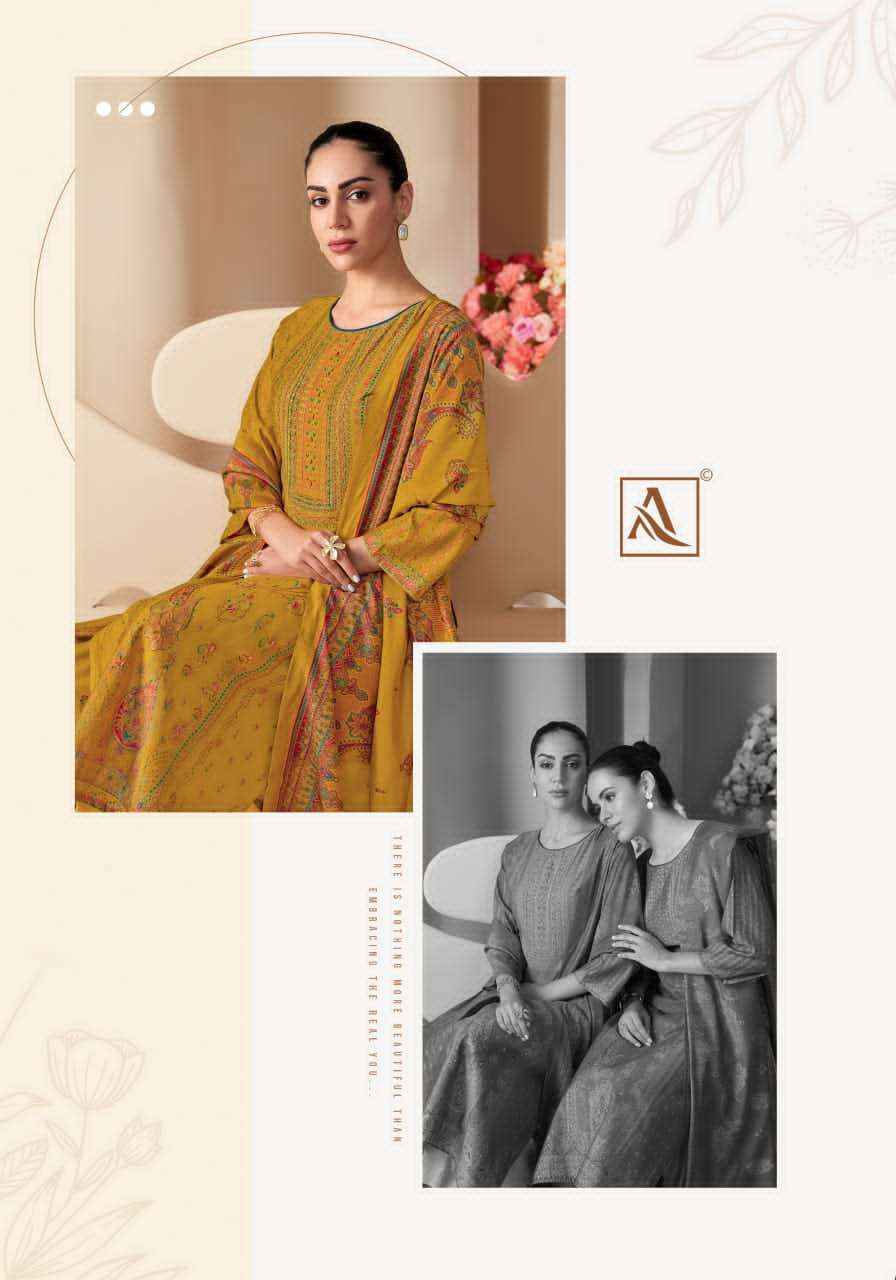 Alok Suit Amudha Premium Wear Ladies Suit _ Surat Wholesale Market Price ( 6 Pcs catalog )