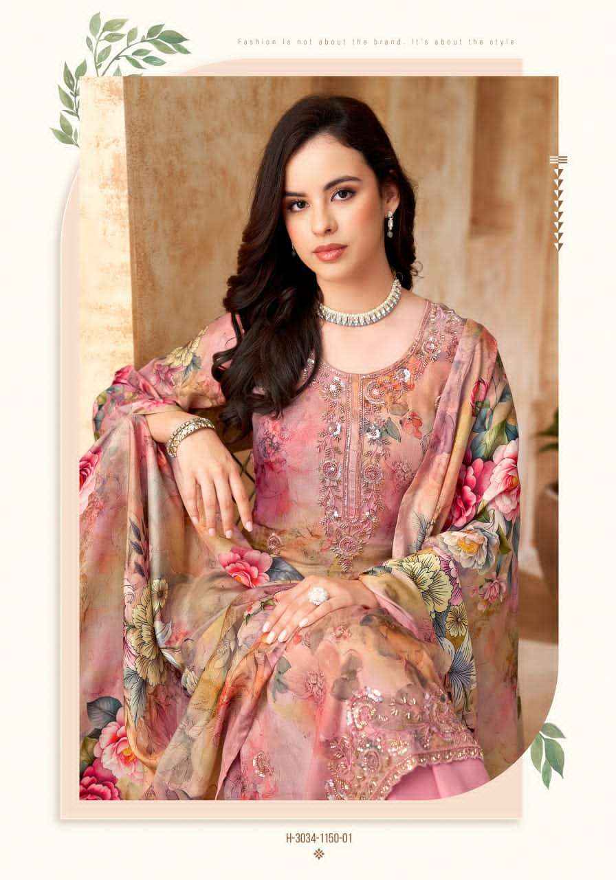 Alok Suit Festival Beats Fancy Muslin Salwar Suit _ Surat Wholesale Market Price ( 6 Pcs catalog )