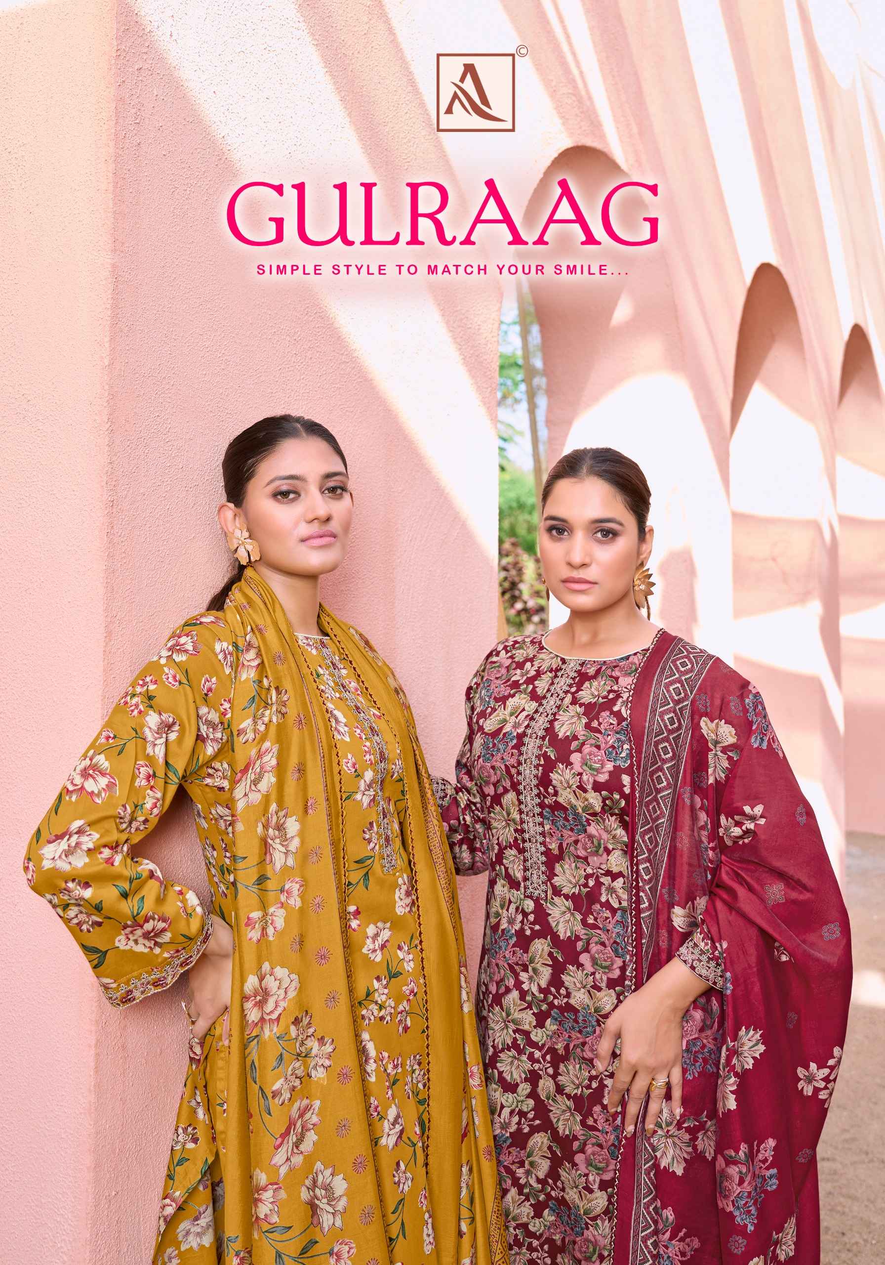 Alok Suit Gulraag Wholesale Catalogue Online Shopping ( 6 Pcs Catalogue )