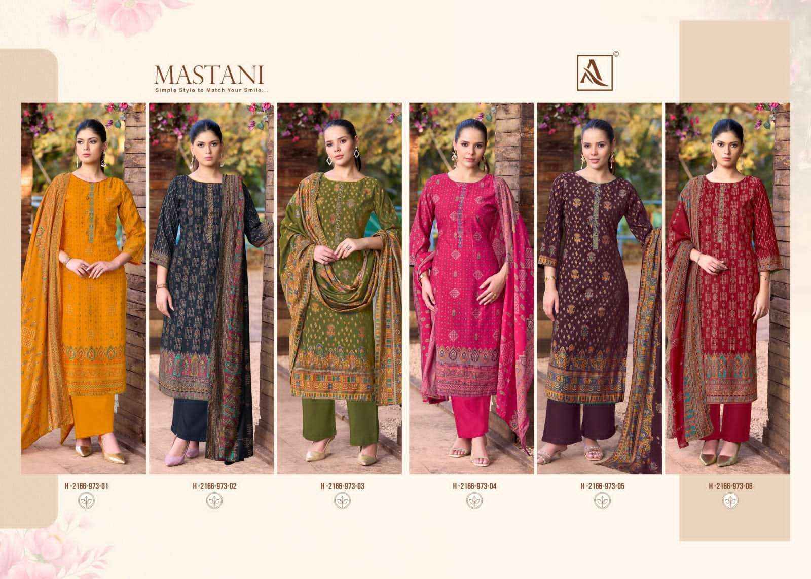 Alok Suit Mastani Premium Design Salwar Suit _ Surat Wholesale Price ( 6 Pcs Catalog )