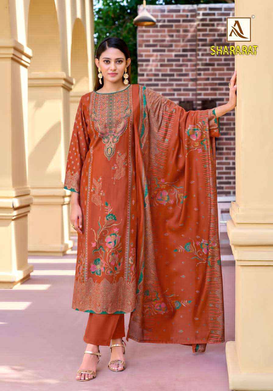Alok Suit Shararat Exclusive Fancy Ladies Salwar Kameez _ Wholesale Boutique Items ( 6 Pcs Catalog )