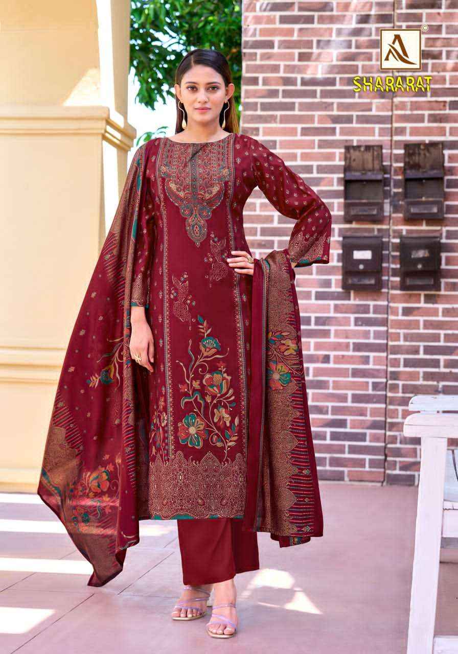 Alok Suit Shararat Exclusive Fancy Ladies Salwar Kameez _ Wholesale Boutique Items ( 6 Pcs Catalog )