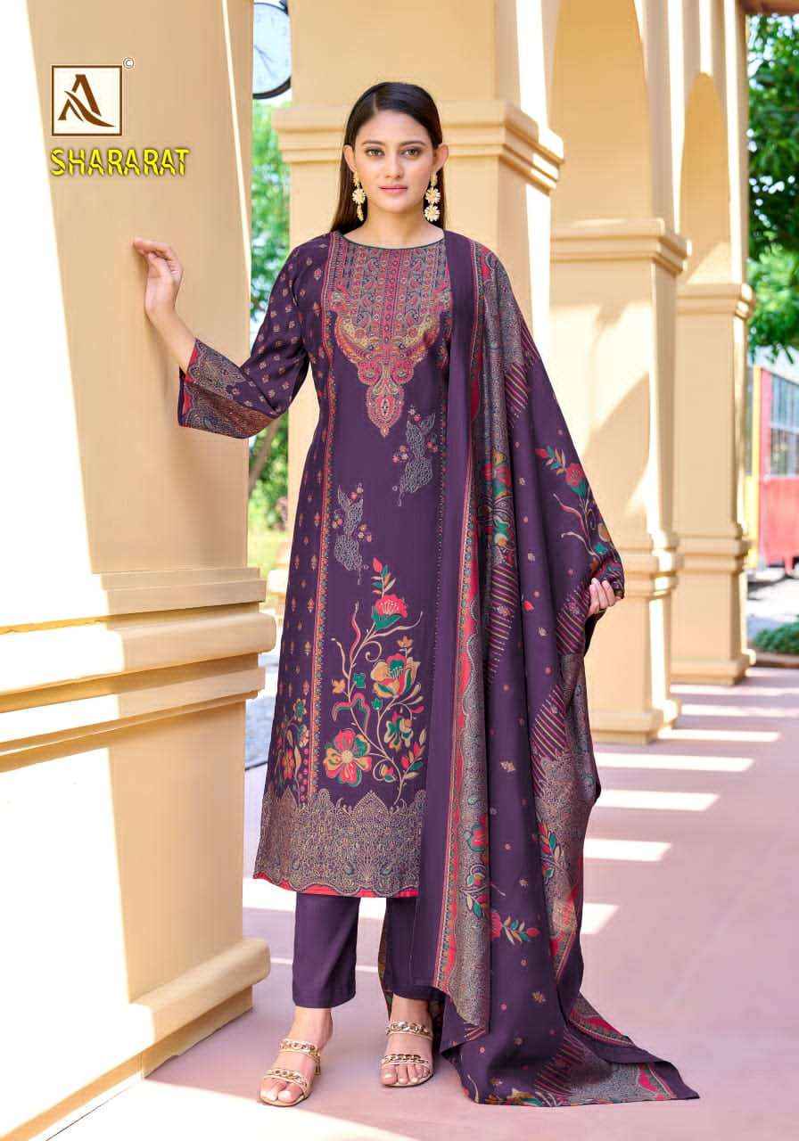 Alok Suit Shararat Exclusive Fancy Ladies Salwar Kameez _ Wholesale Boutique Items ( 6 Pcs Catalog )