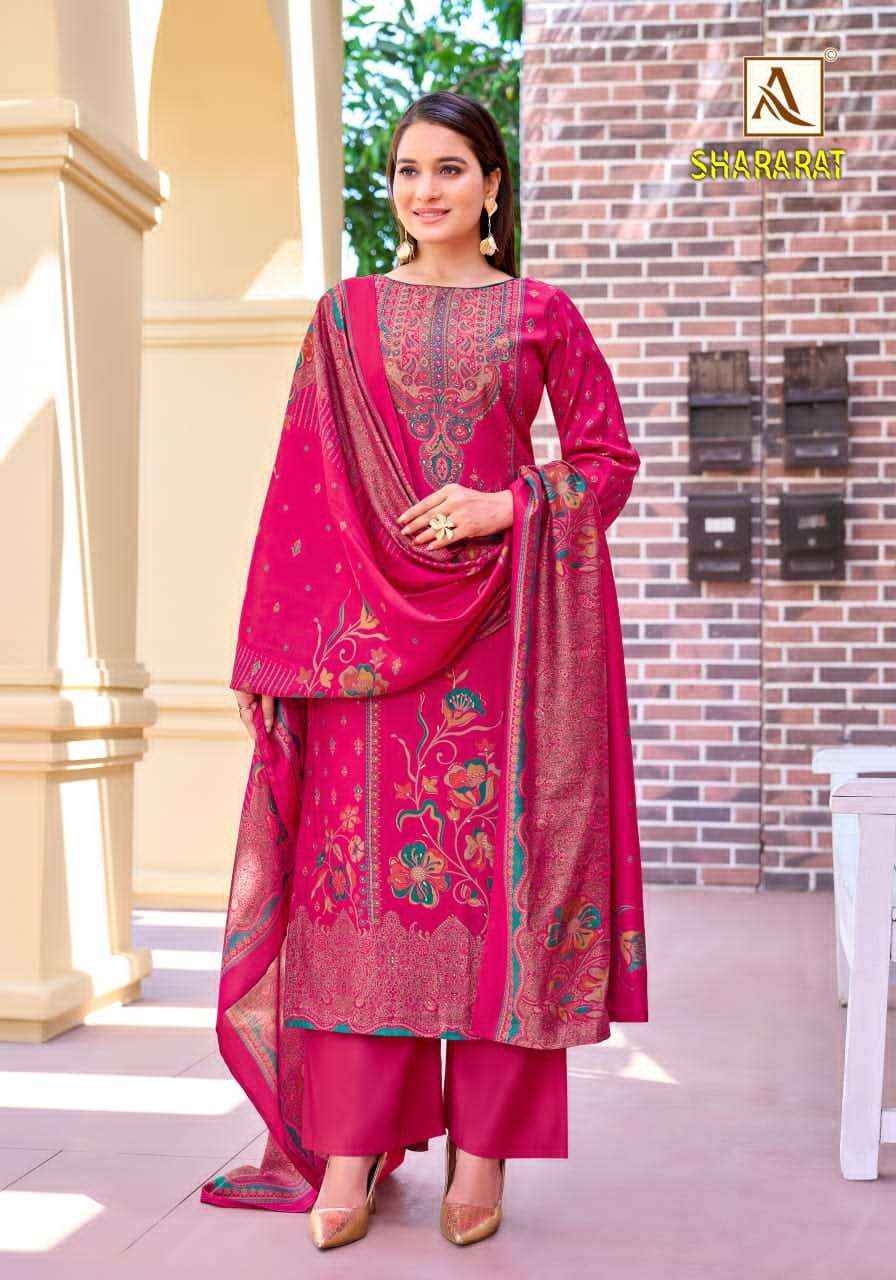 Alok Suit Shararat Exclusive Fancy Ladies Salwar Kameez _ Wholesale Boutique Items ( 6 Pcs Catalog )