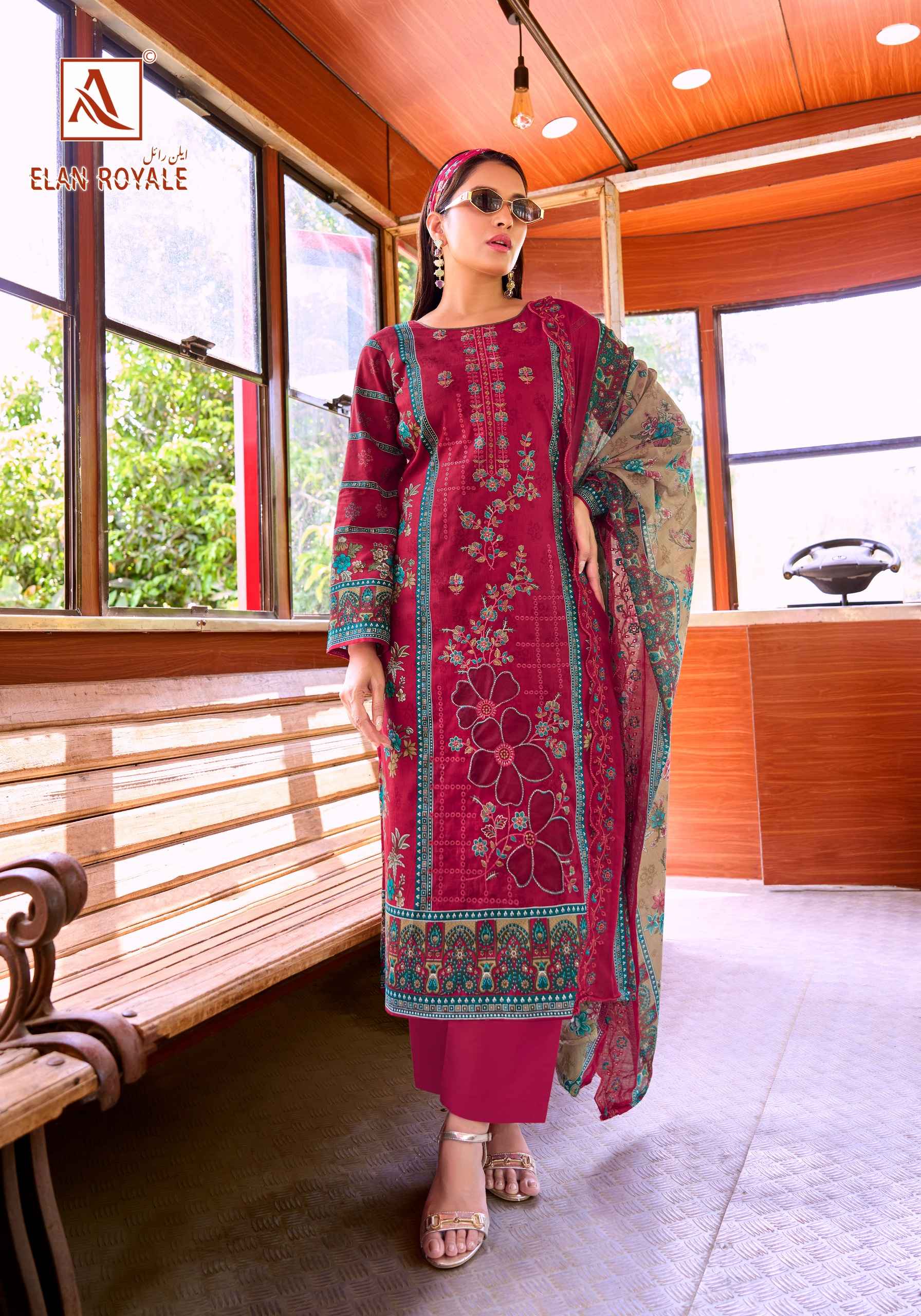 Alok Suits Elan Royale Wholesale Catalogue - Surat Wholesale Market ( 8 Pcs Catalogue )