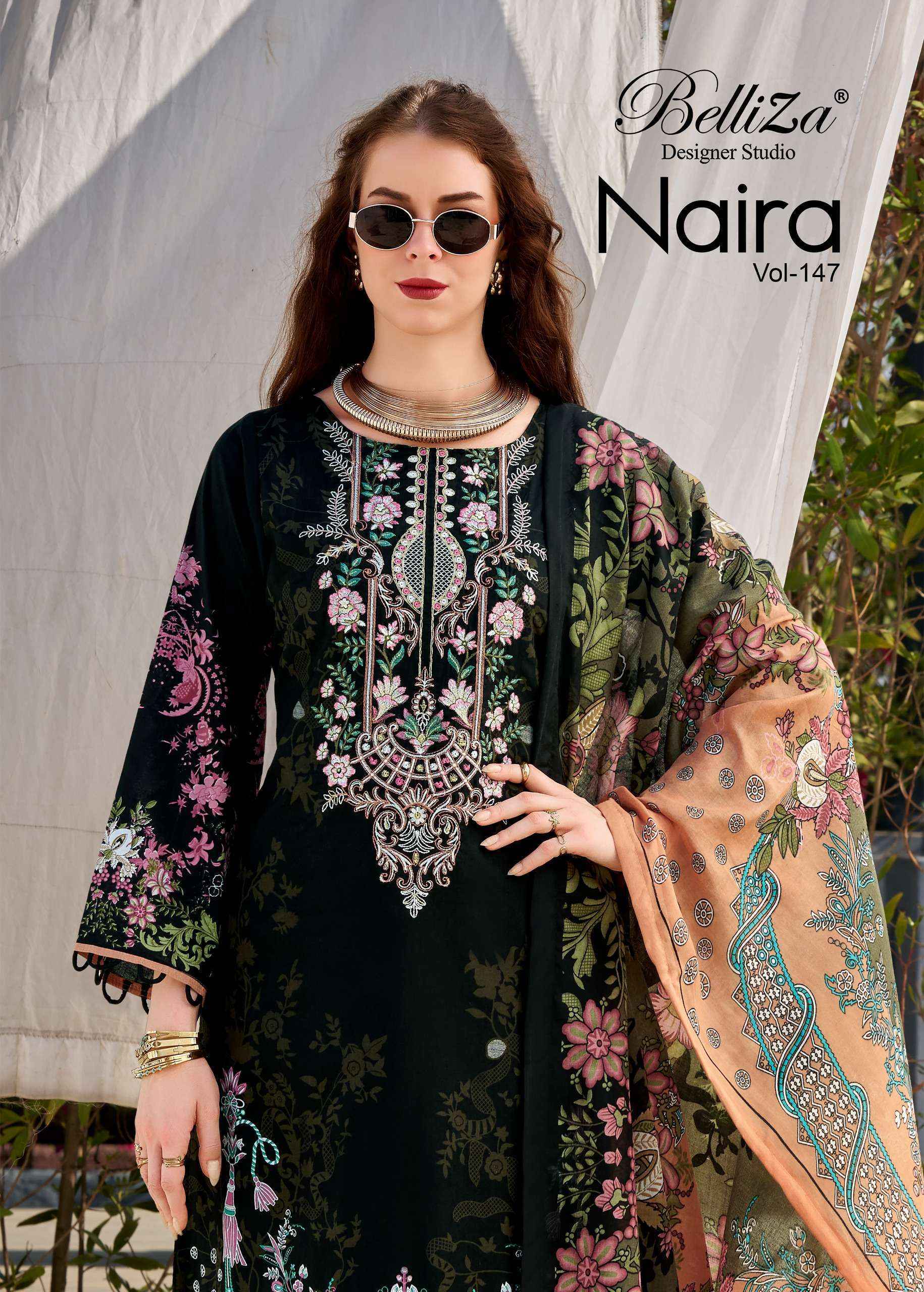 Belliza Naira Vol 147 Wholesale - Ladies Dress Wholesale Online Shopping ( 8 pcs Catalogue )