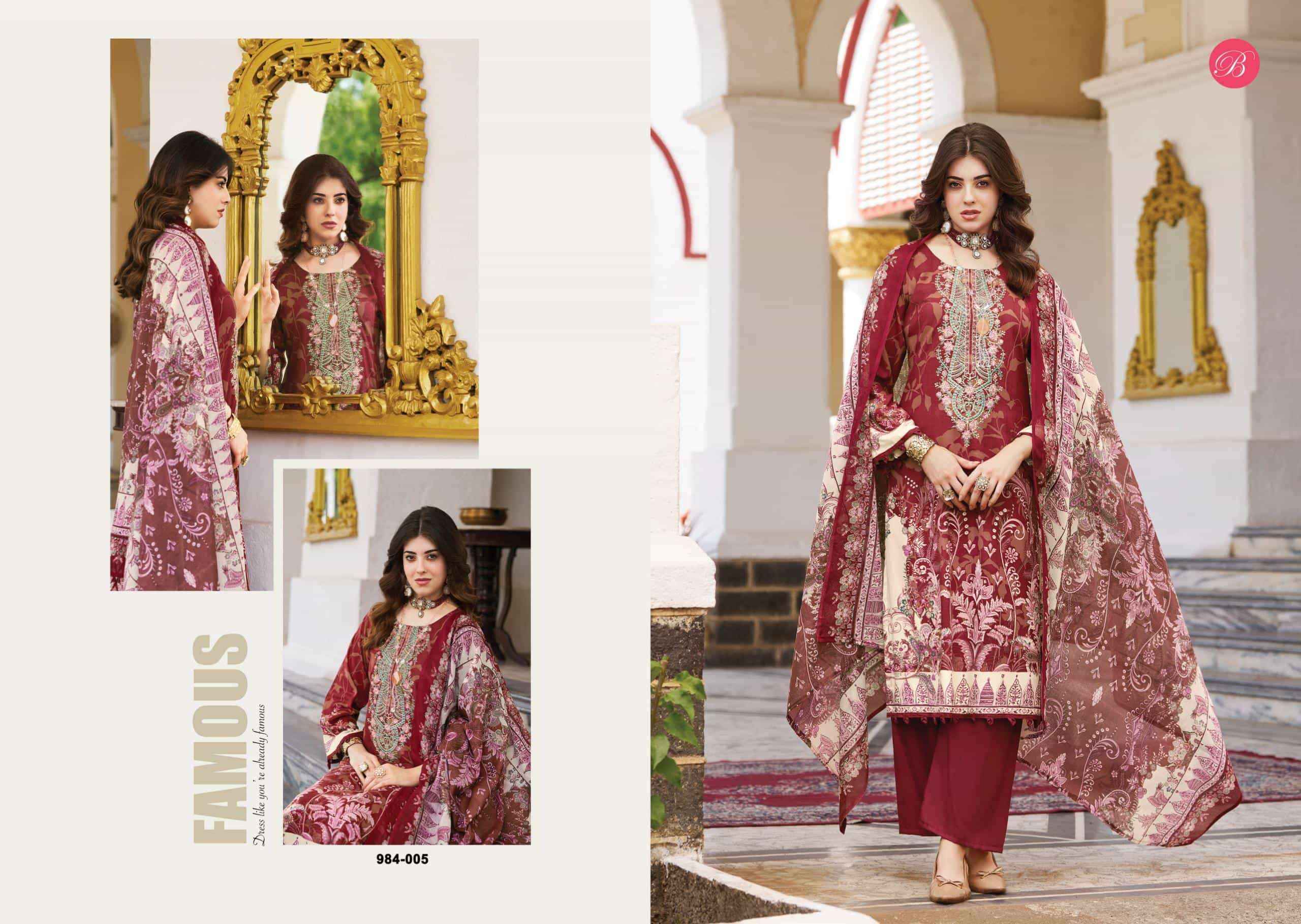 Belliza Riwayat Vol 18 Rayon Ladies Dress - Wholesale Market Surat ( 8 Pcs Catalogue )