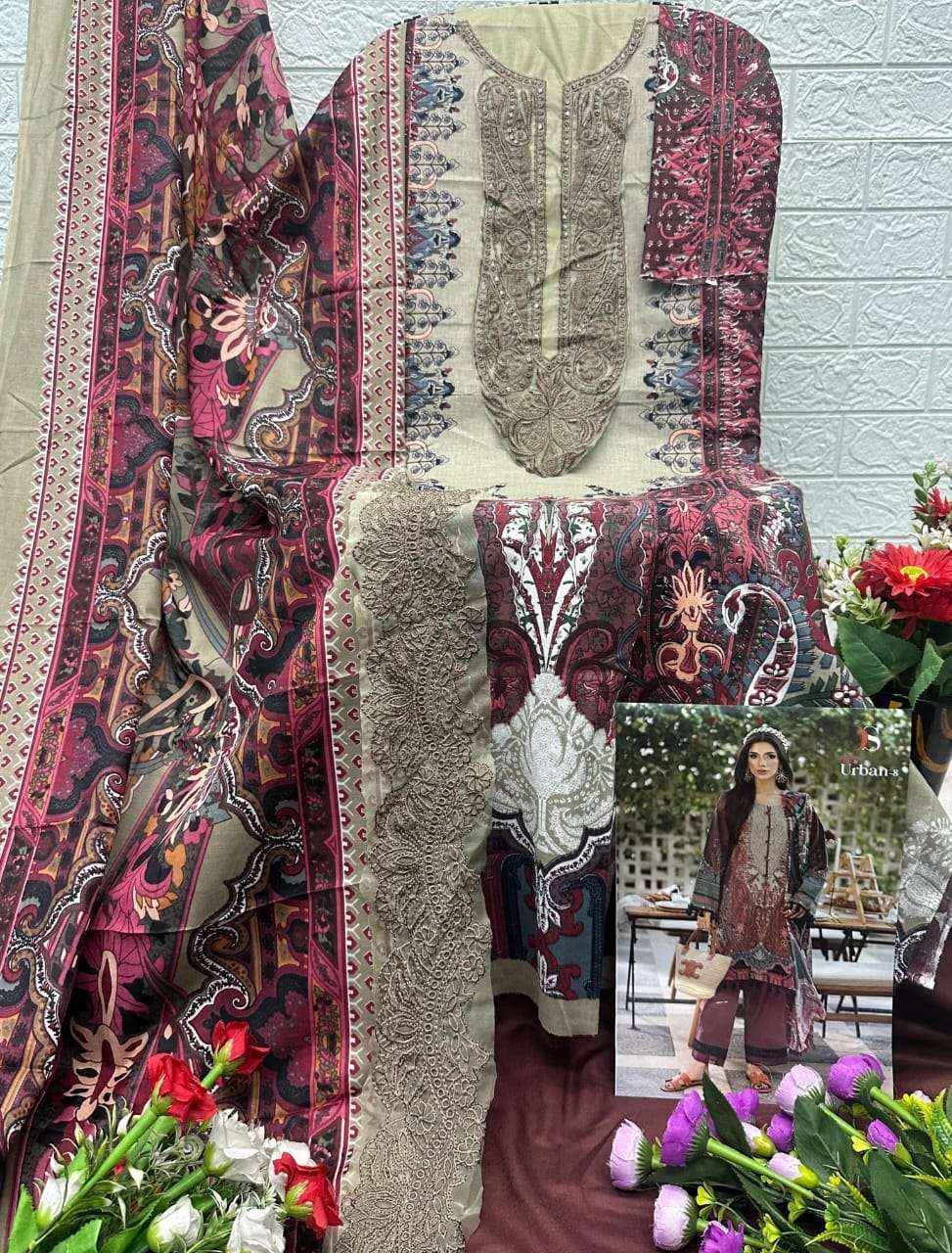 Deepsy 1751 Pure Cotton Pakistani Salwar Suit Latest Collection _ Texteli Surat Price ( 5 Pcs Catalog )