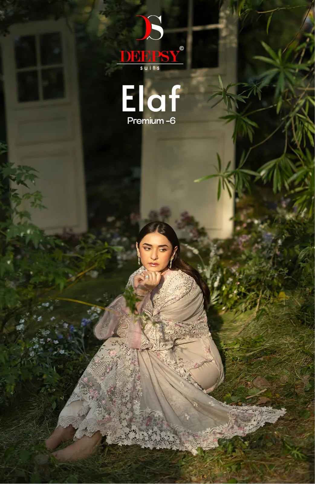 Deepsy Elaf Premium Vol 6 - Wholesale Pakistani  Dress Material ( 6 pcs Catalogue )