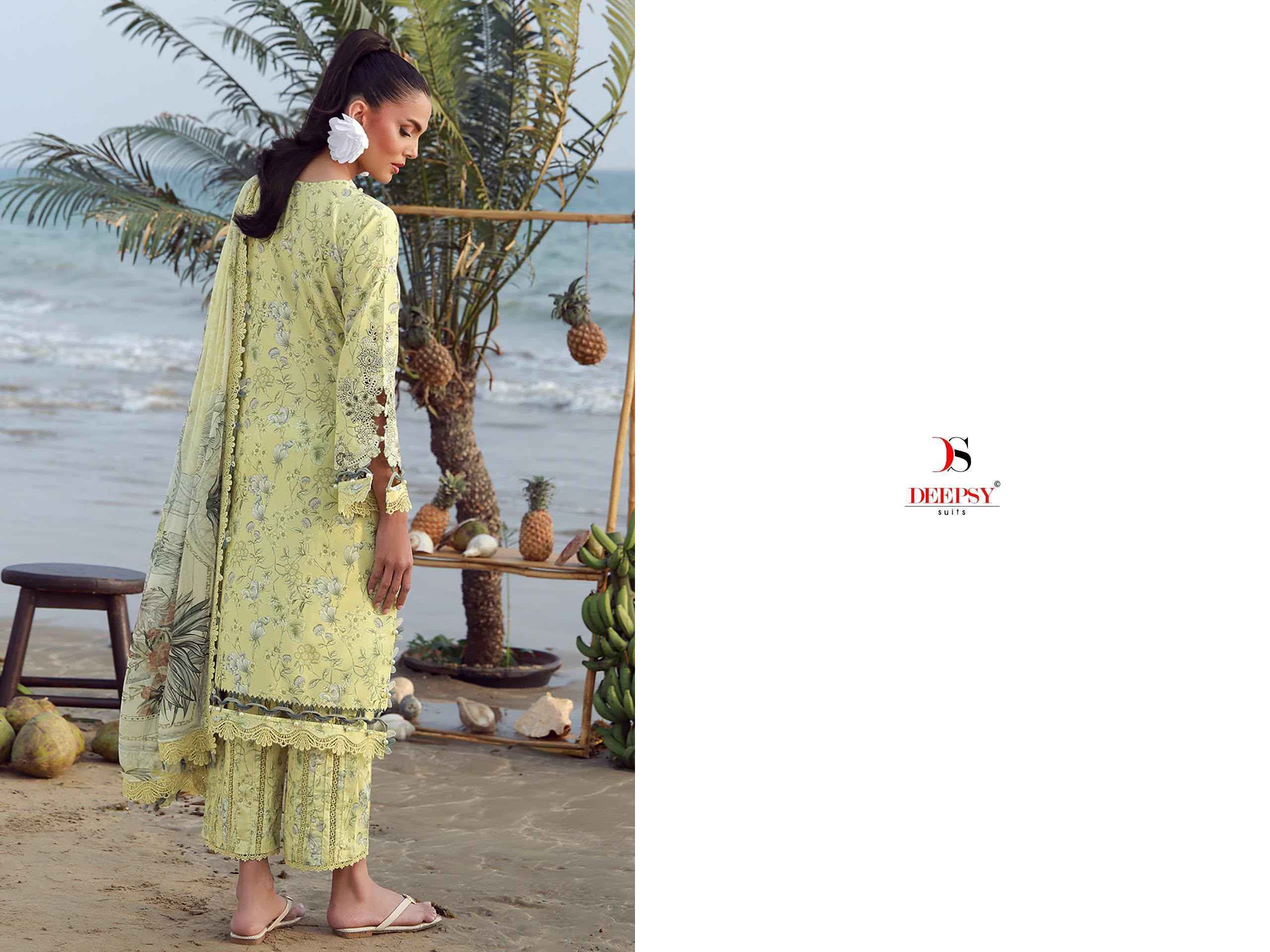 Deepsy Jade Flora Premium Vol 2 Cotton Dress Material Wholesale ( 8 pcs Catalogue )