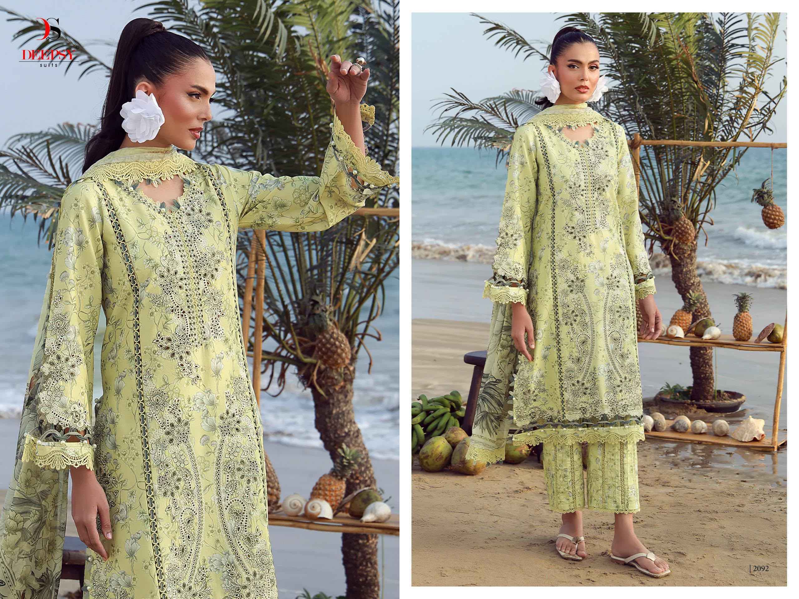 Deepsy Jade Flora Premium Vol 2 Cotton Dress Material Wholesale ( 8 pcs Catalogue )