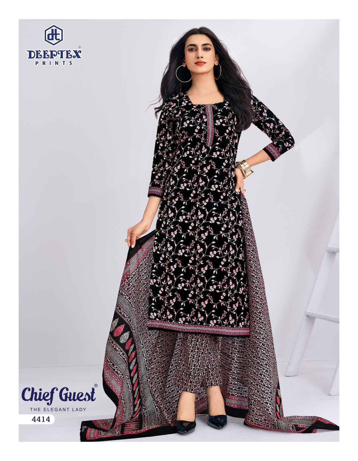 Deeptex Chief Guest Vol-44 Wholesale - Surat Textile Bazaar ( 15 Pcs Catalogue )