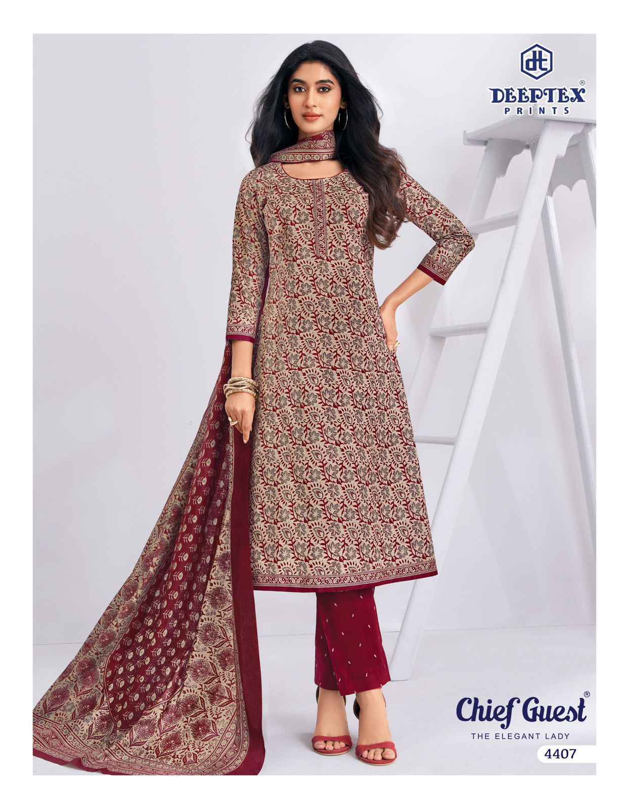 Deeptex Chief Guest Vol-44 Wholesale - Surat Textile Bazaar ( 15 Pcs Catalogue )
