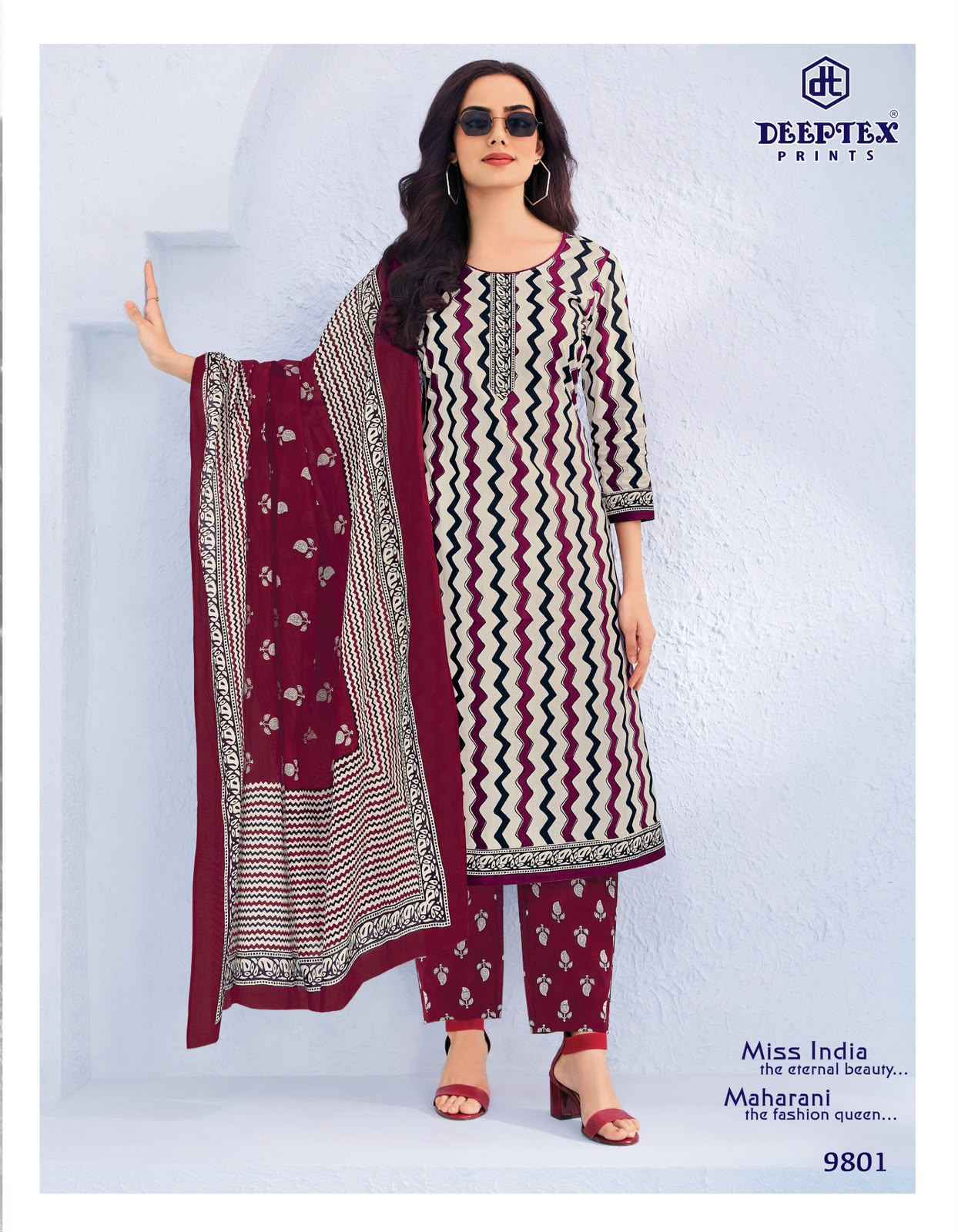 Deeptex Prints - Miss India Vol 98 Wholesale