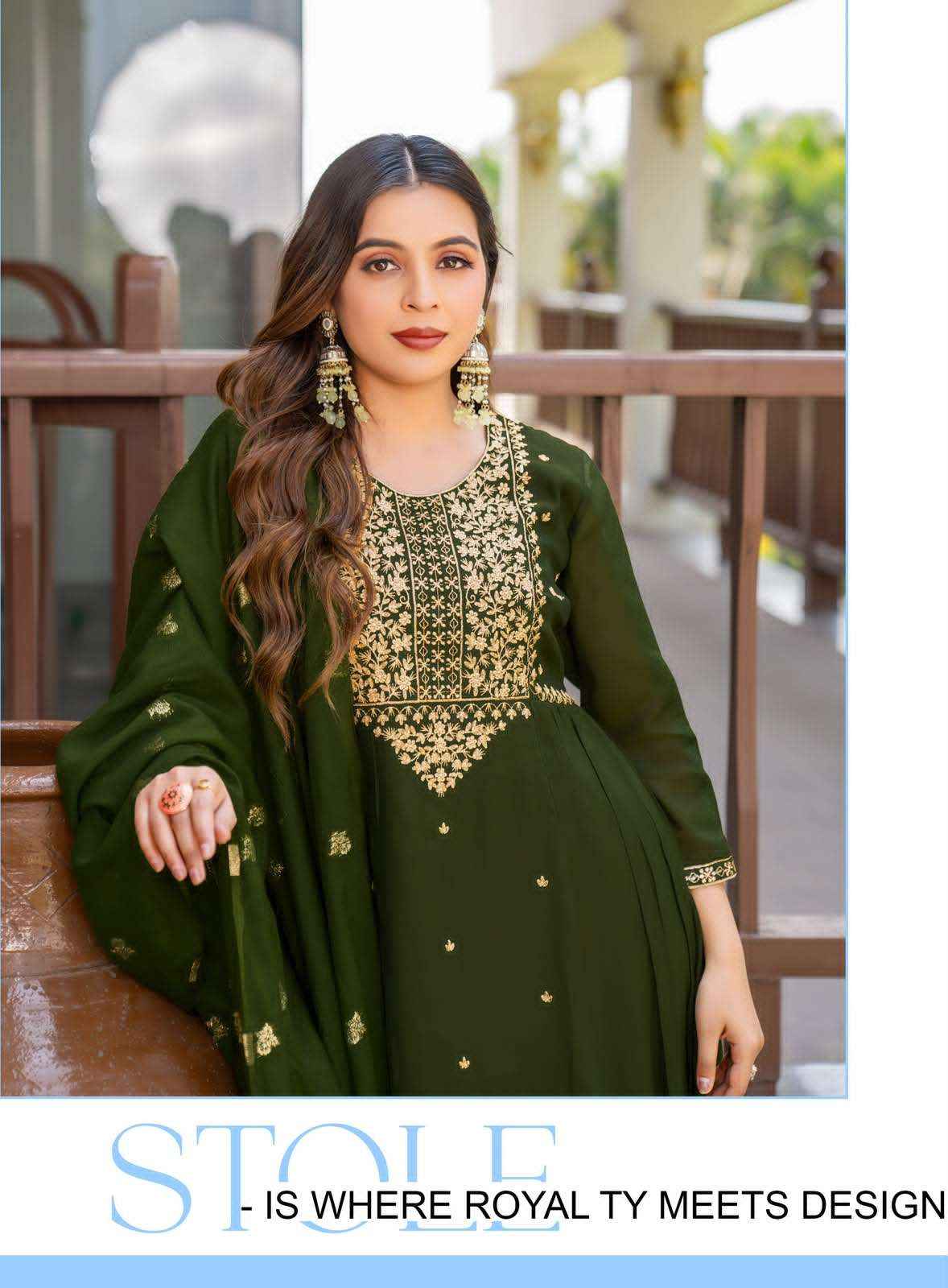 Erraha Noor Vol 1 Readymade Designer 3 Piece Sets _ Wholesale Boutique Items ( 8 Pcs Catalog )