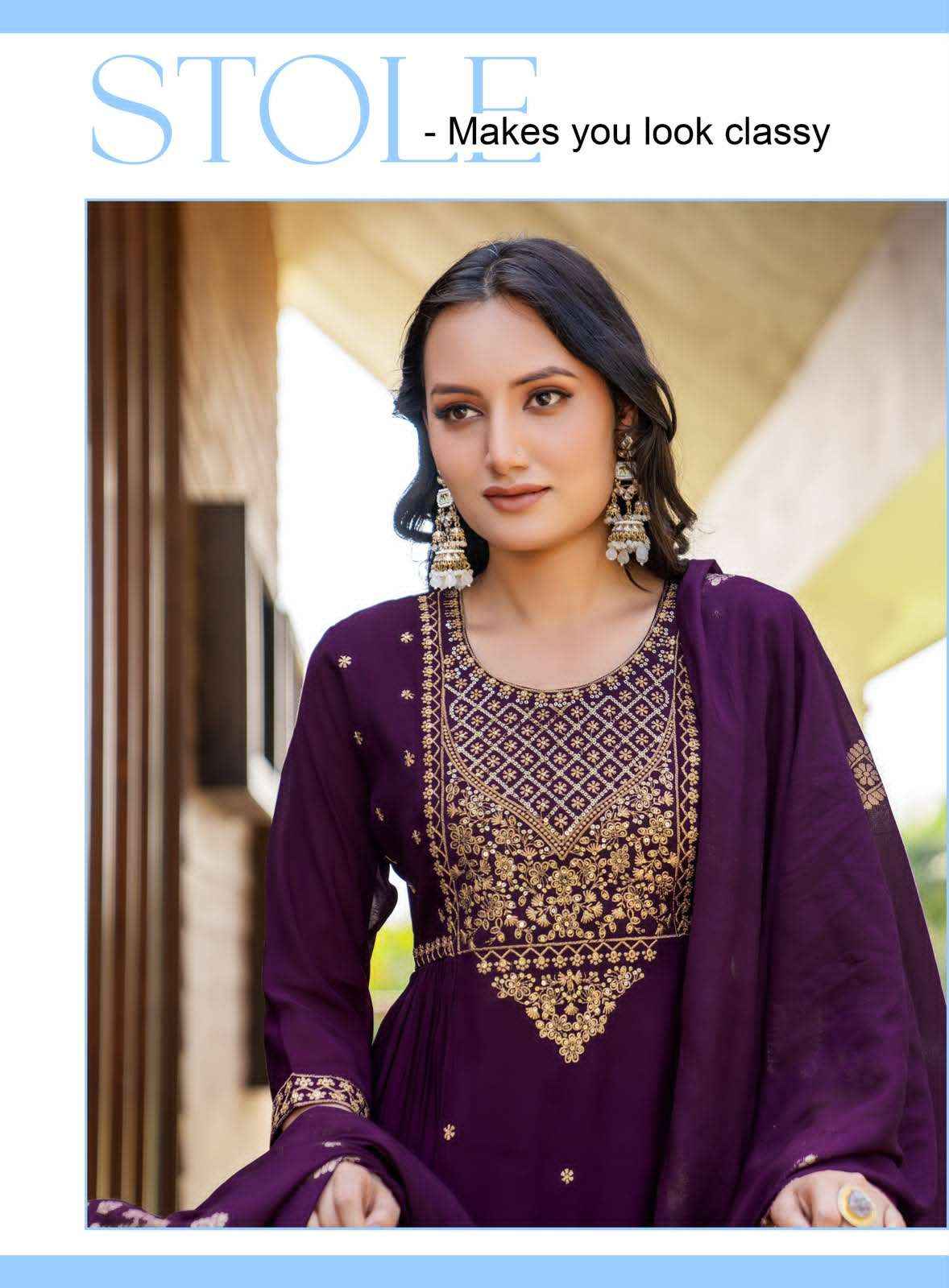 Erraha Noor Vol 1 Readymade Designer 3 Piece Sets _ Wholesale Boutique Items ( 8 Pcs Catalog )