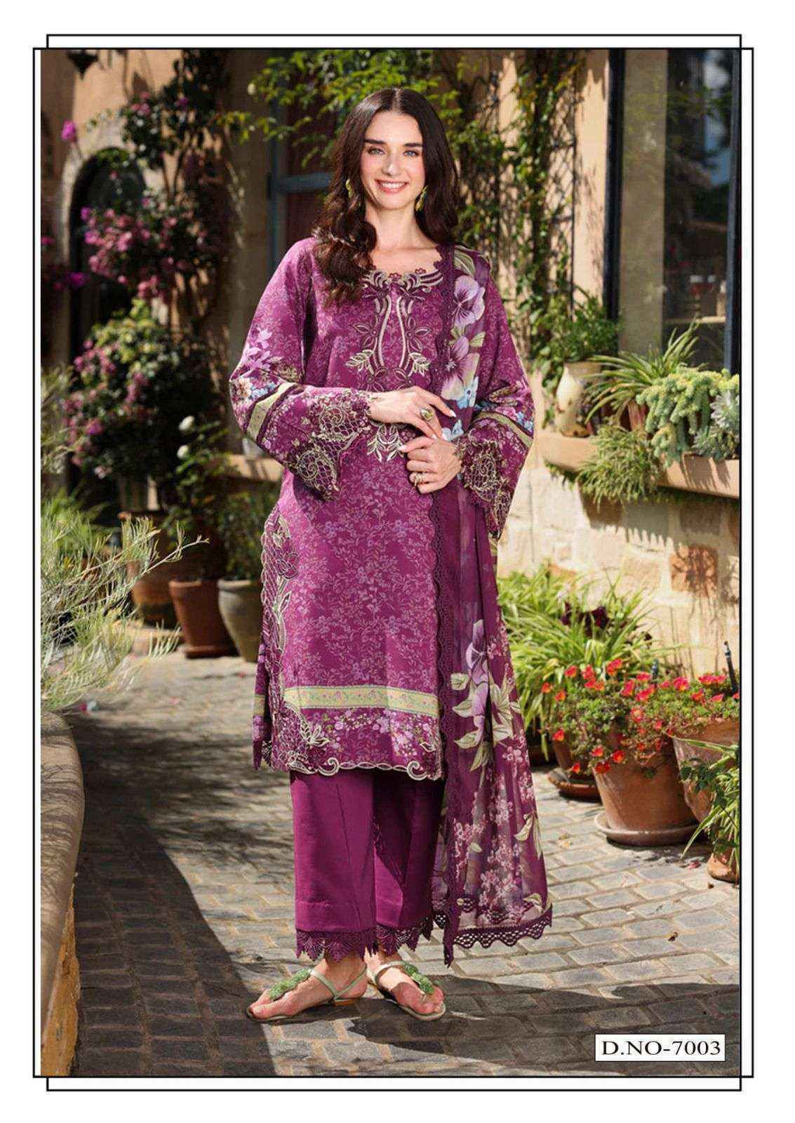 Farida Fab Ramsha Nx Lawn Cotton Salwar Suit _ Surat Wholesale Market Price ( 6 Pcs Catalog )