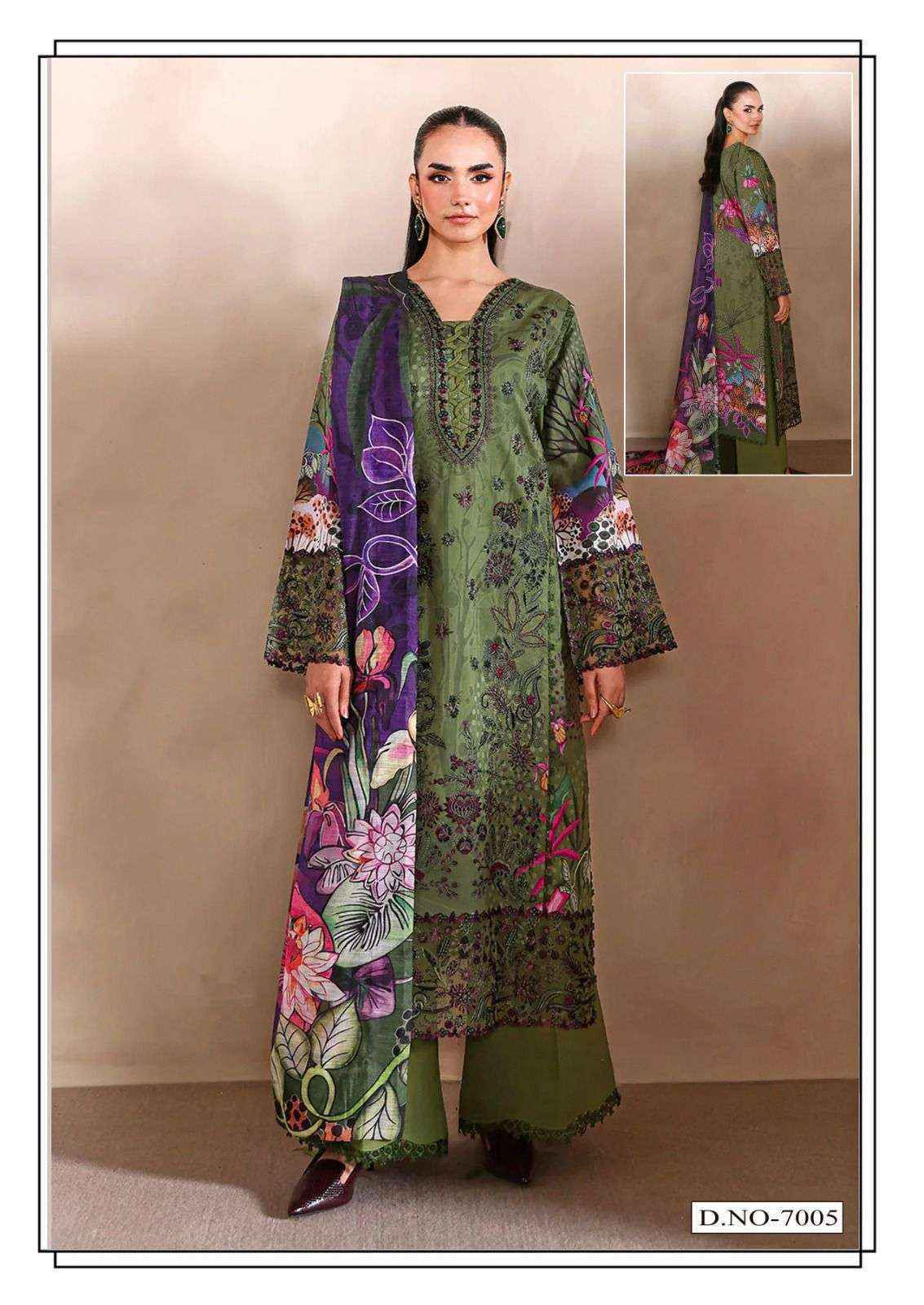 Farida Fab Ramsha Nx Lawn Cotton Salwar Suit _ Surat Wholesale Market Price ( 6 Pcs Catalog )