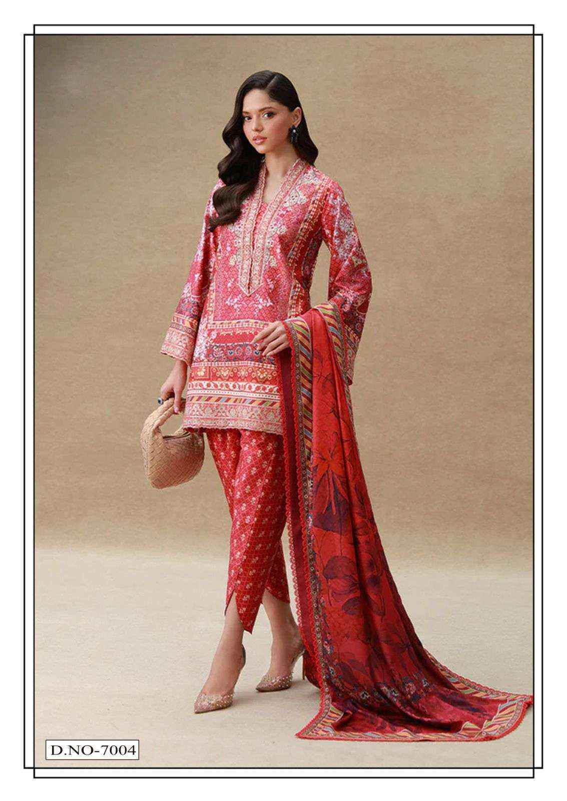 Farida Fab Ramsha Nx Lawn Cotton Salwar Suit _ Surat Wholesale Market Price ( 6 Pcs Catalog )