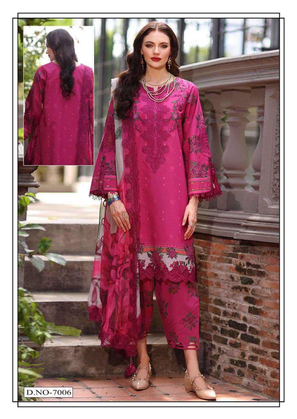 Farida Fab Ramsha Nx Lawn Cotton Salwar Suit _ Surat Wholesale Market Price ( 6 Pcs Catalog )