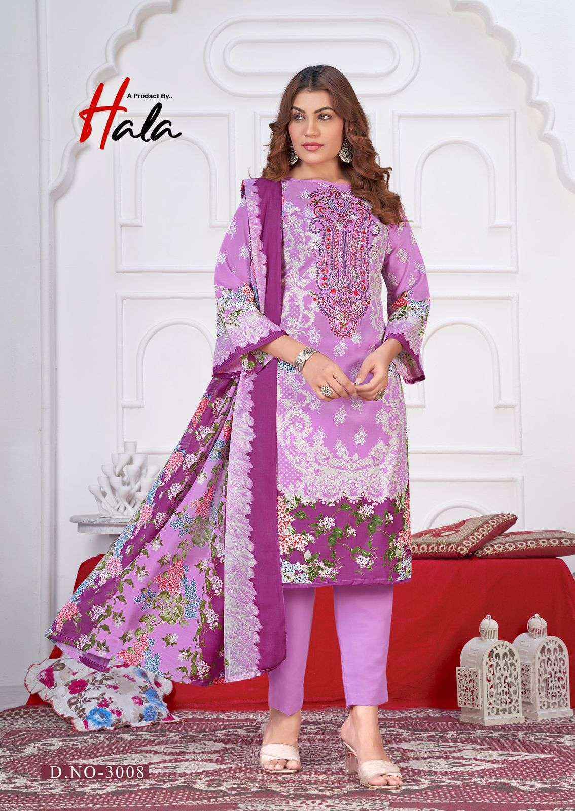 Hala Aayat Vol 3 Wholesale - Ladies Cotton Dress Material ( 8 pcs Catalogue )