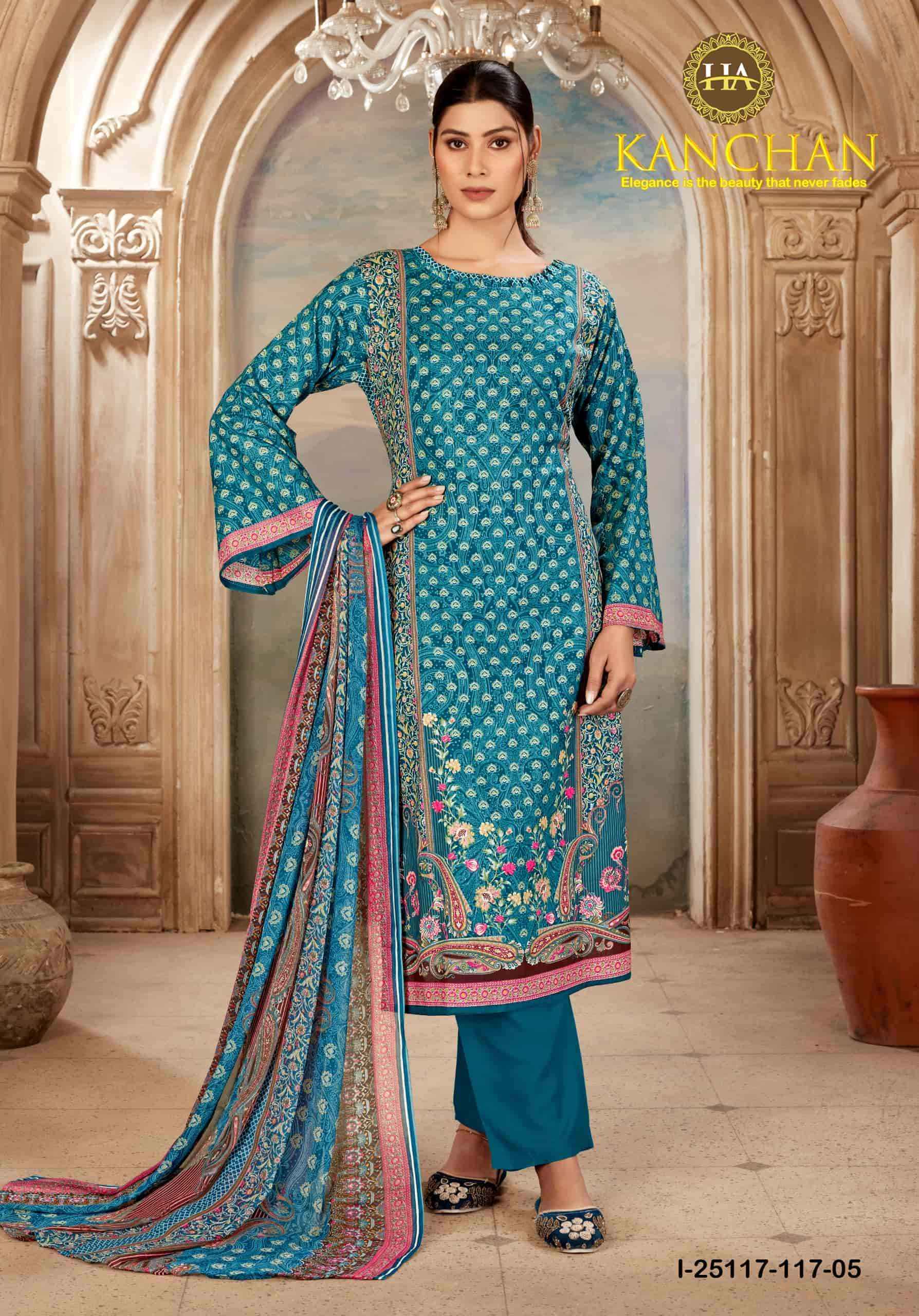 Harshit Kanchan Designer Print Cotton Salwar Suit _ Surat Wholesale Market Price ( 6 Pcs Catalog )