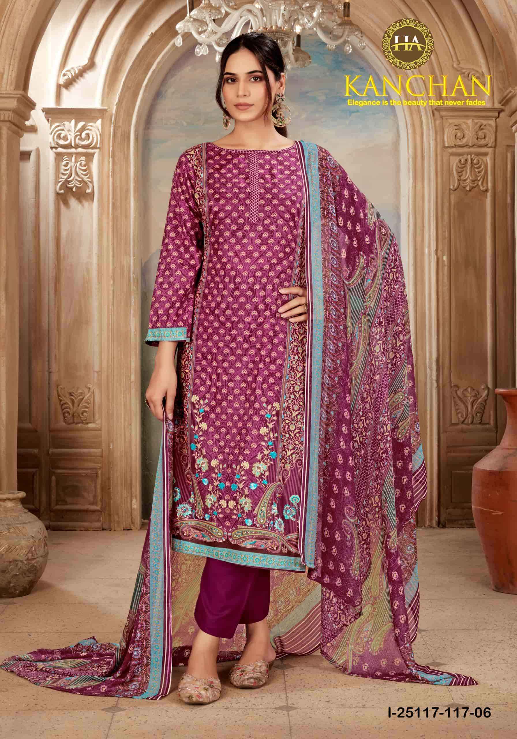 Harshit Kanchan Designer Print Cotton Salwar Suit _ Surat Wholesale Market Price ( 6 Pcs Catalog )