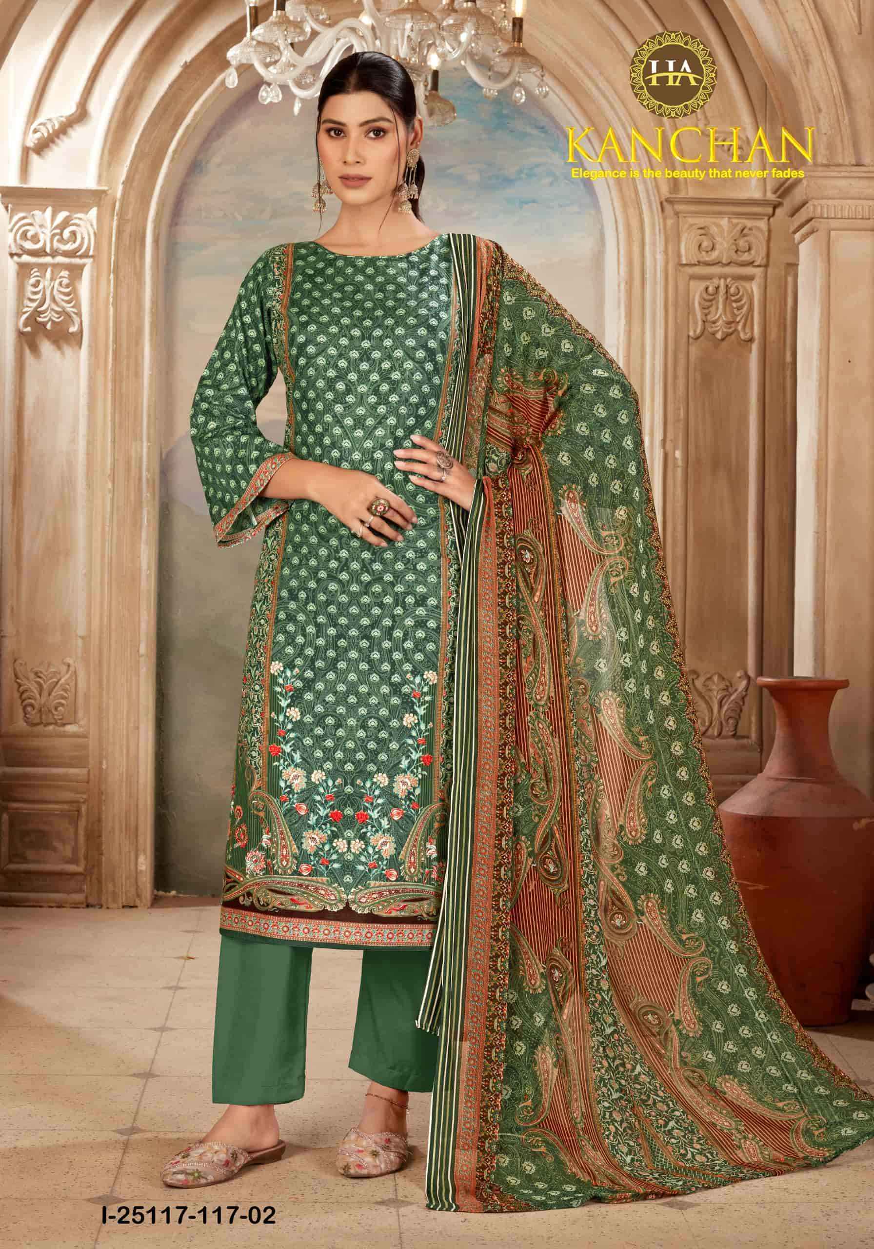Harshit Kanchan Designer Print Cotton Salwar Suit _ Surat Wholesale Market Price ( 6 Pcs Catalog )